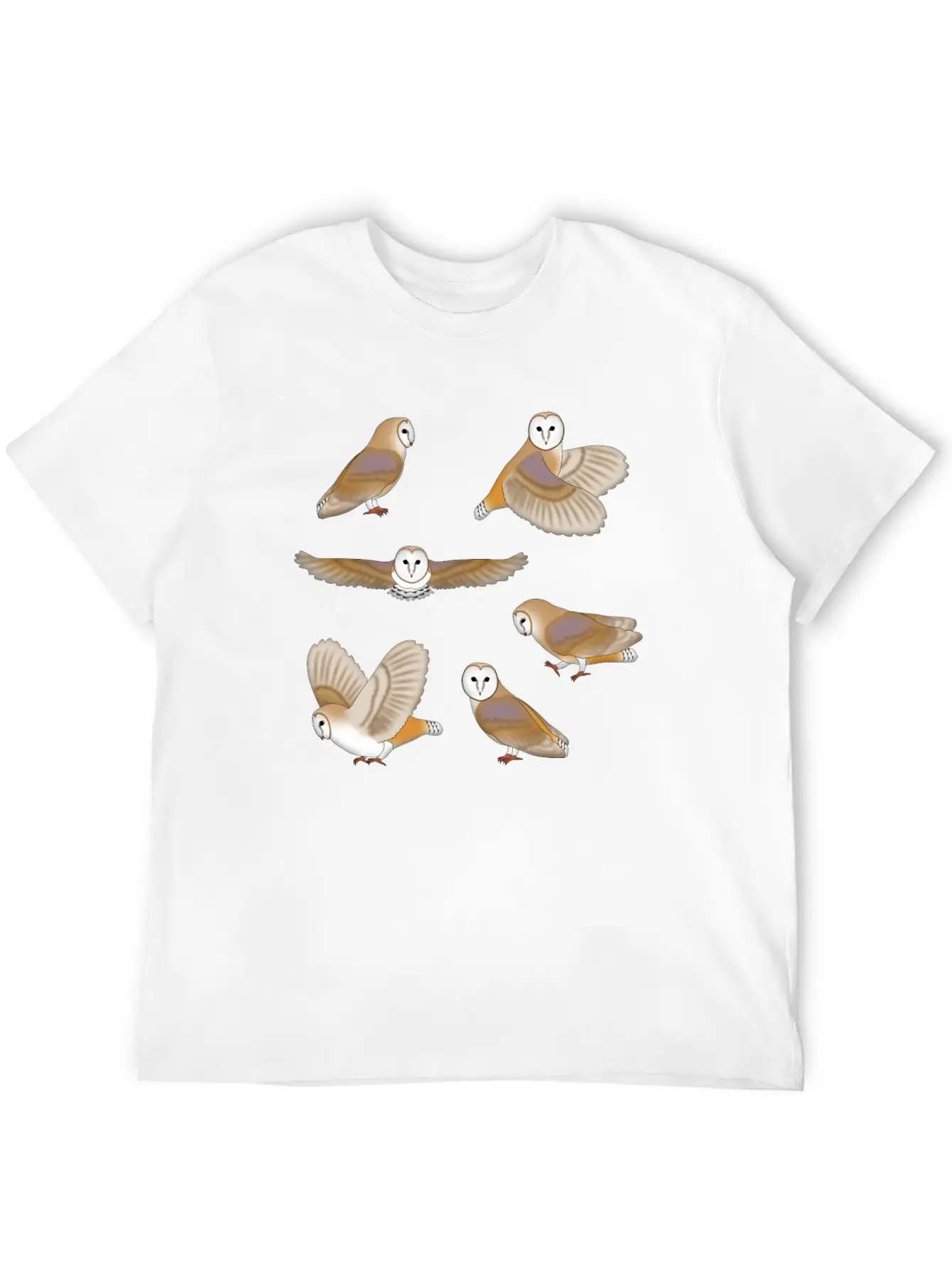 Barn Owls Unisex Casual T-Shirt – Clean Design For Daily Comfort