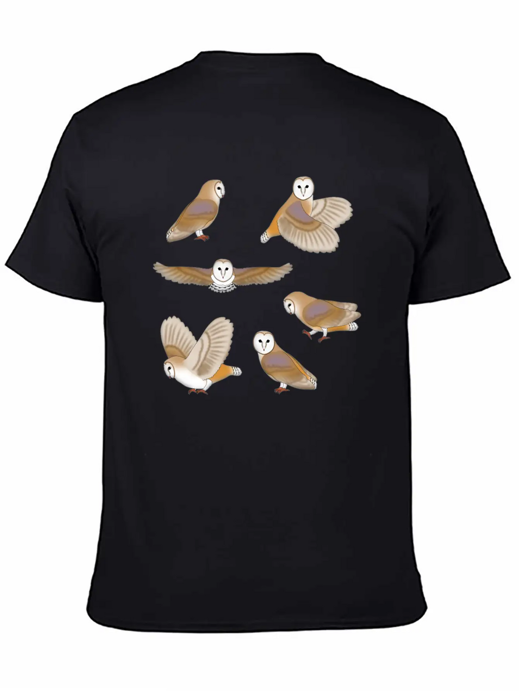 Barn Owls Unisex Casual T-Shirt – Clean Design For Daily Comfort