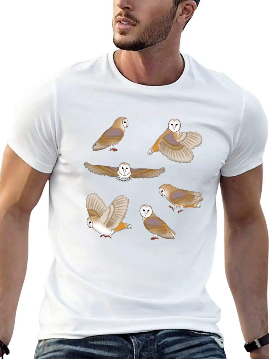 Barn Owls Unisex Casual T-Shirt – Clean Design For Daily Comfort