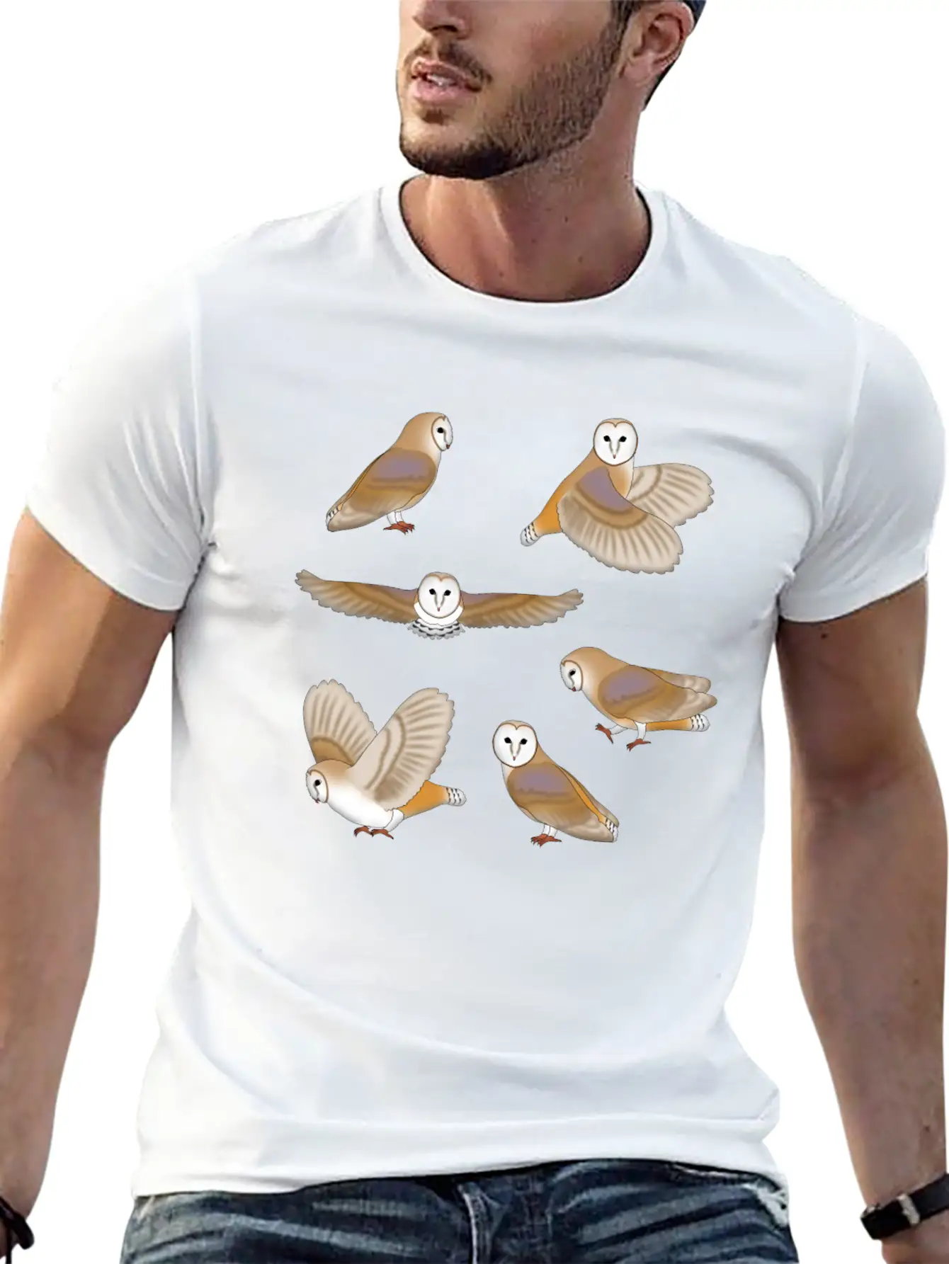 Barn Owls Unisex Casual T-Shirt – Clean Design For Daily Comfort