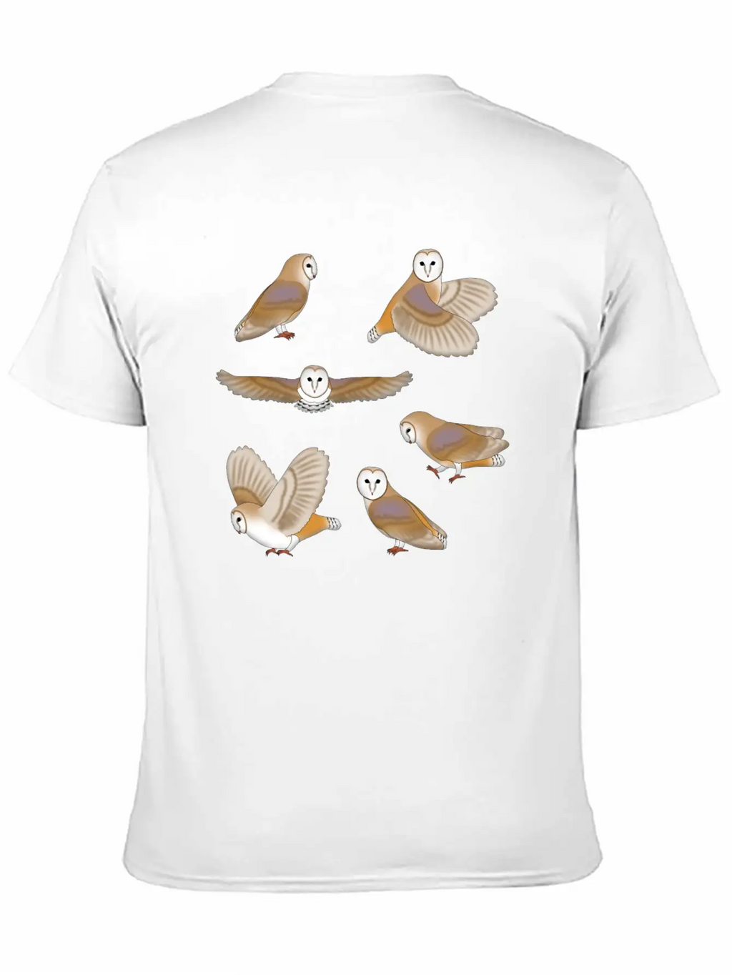 Barn Owls Unisex Casual T-Shirt – Clean Design For Daily Comfort
