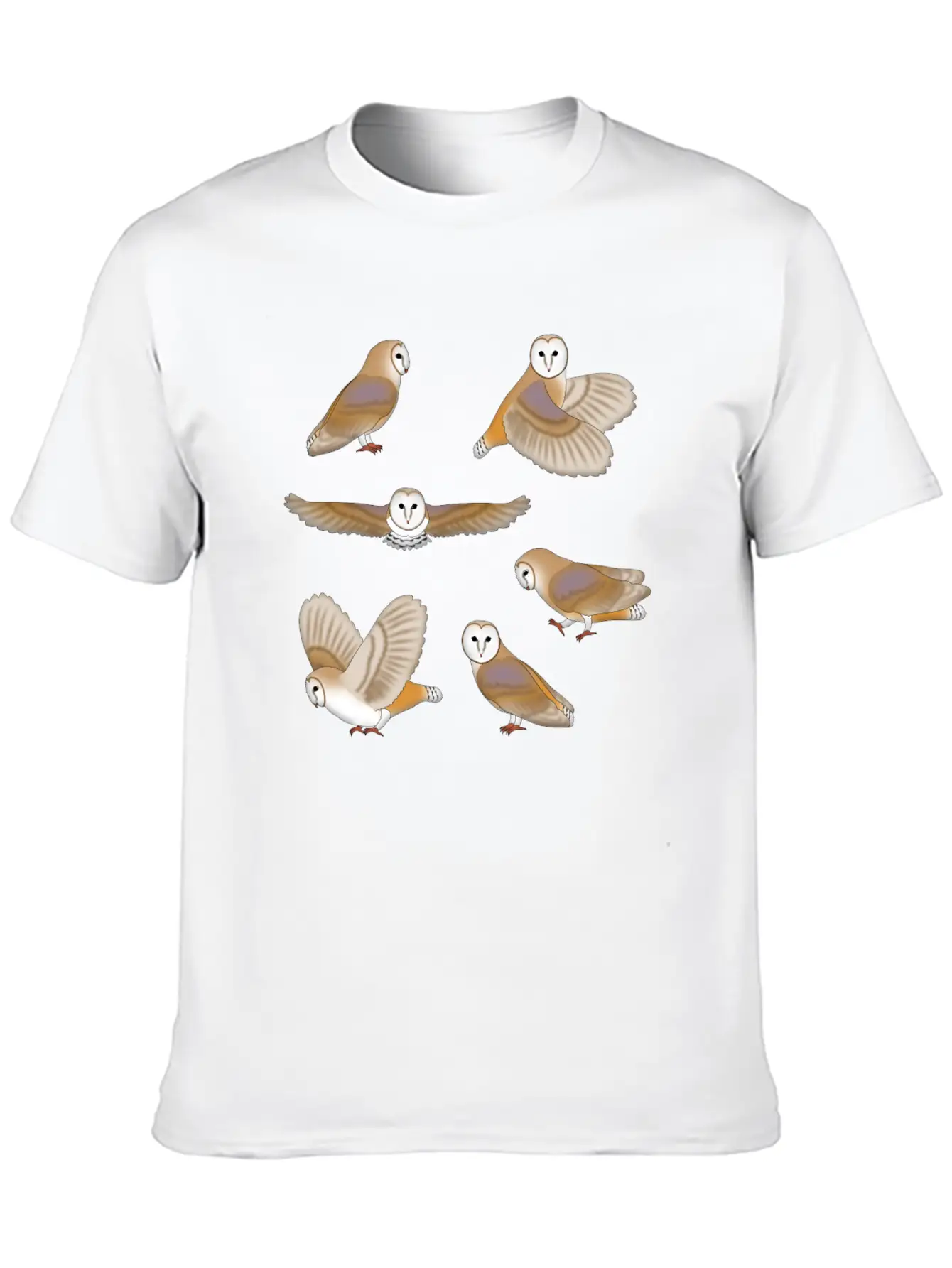 Barn Owls Unisex Casual T-Shirt – Clean Design For Daily Comfort
