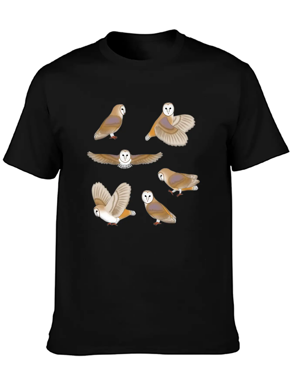 Barn Owls Unisex Casual T-Shirt – Clean Design For Daily Comfort