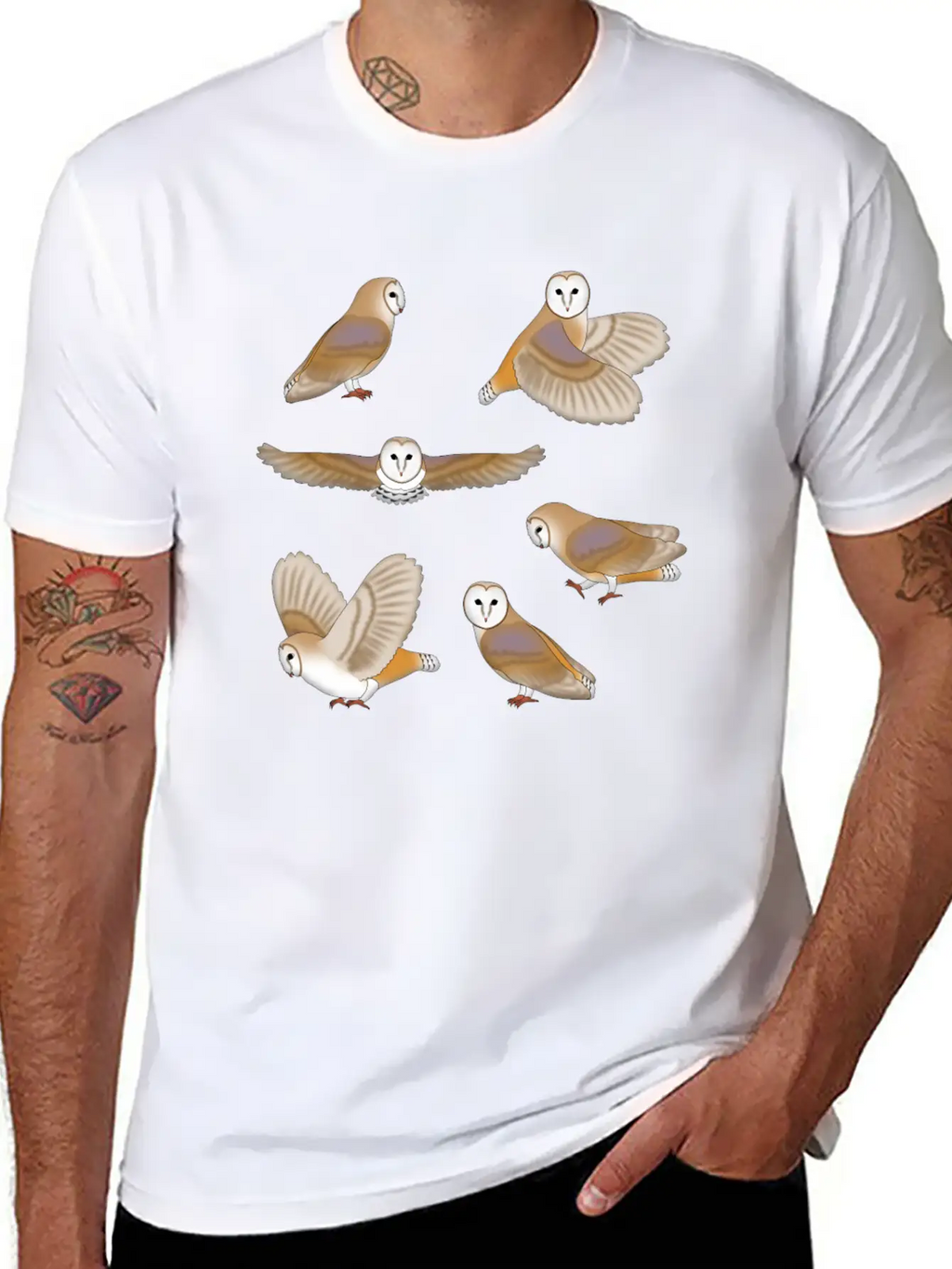 Barn Owls Unisex Casual T-Shirt – Clean Design For Daily Comfort