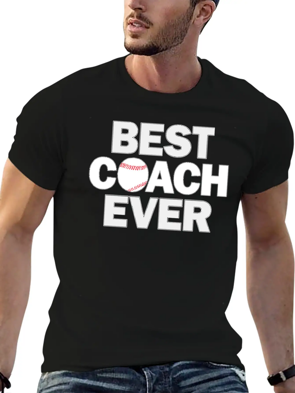 Baseball Coaches BEST COACH EVER Essential Cotton Tee For Daily Outfits – Unisex Style
