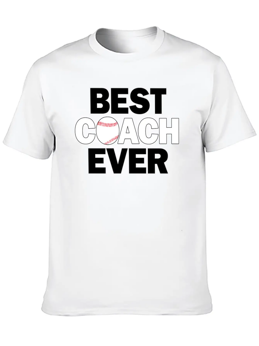 Baseball Coaches BEST COACH EVER Essential Cotton Tee For Daily Outfits – Unisex Style