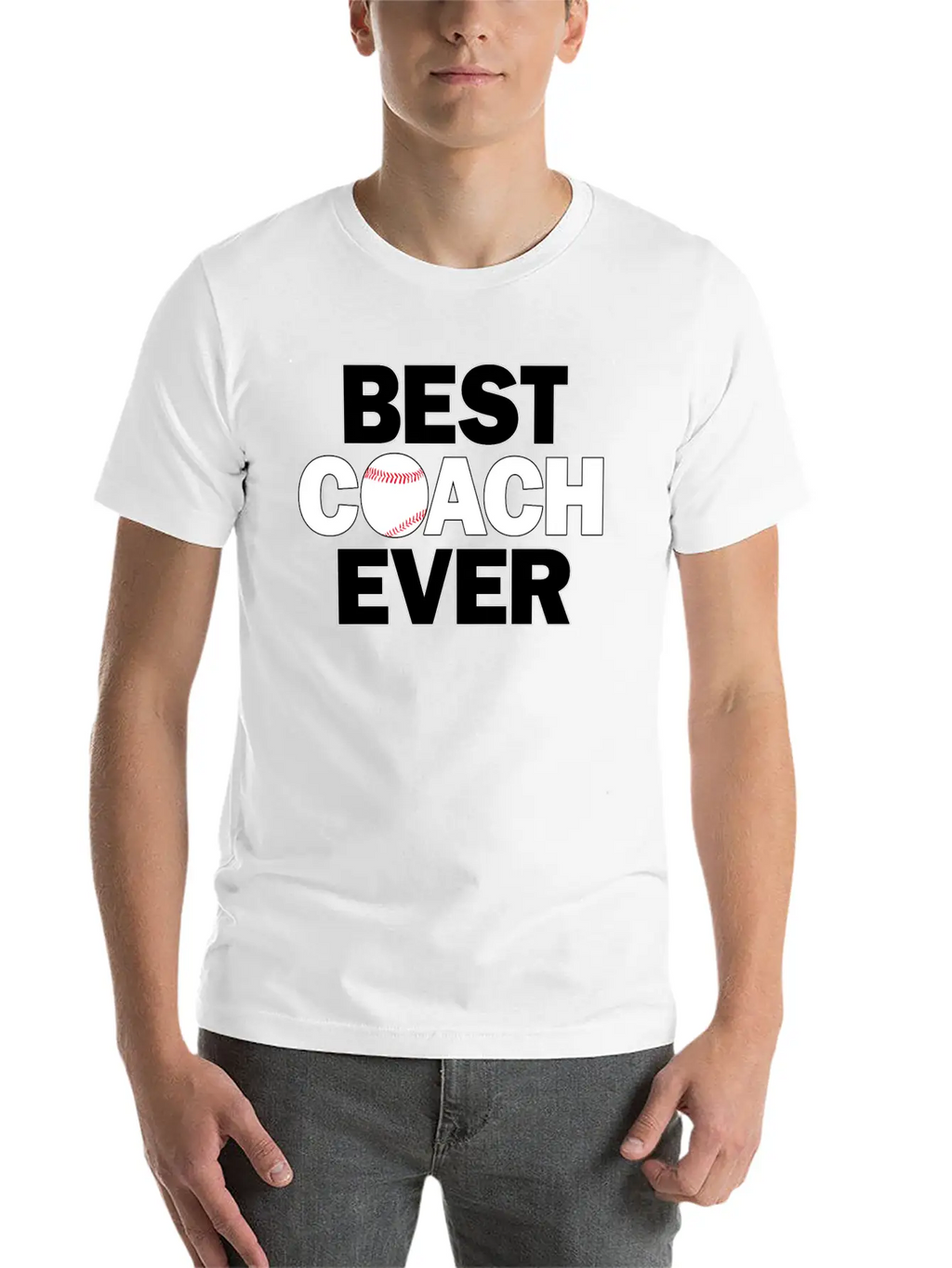 Baseball Coaches BEST COACH EVER Essential Cotton Tee For Daily Outfits – Unisex Style