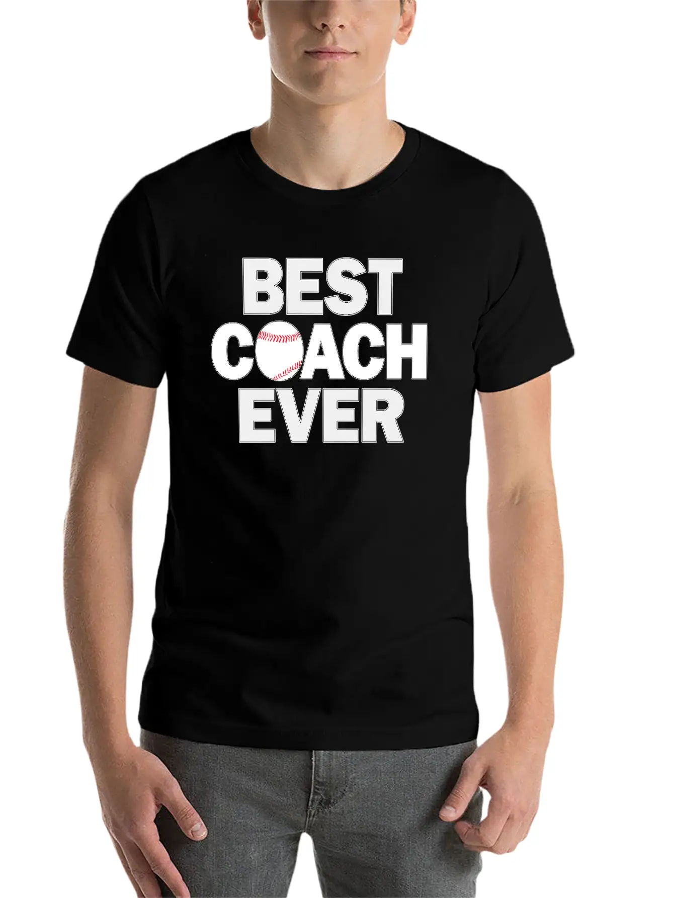 Baseball Coaches BEST COACH EVER Essential Cotton Tee For Daily Outfits – Unisex Style