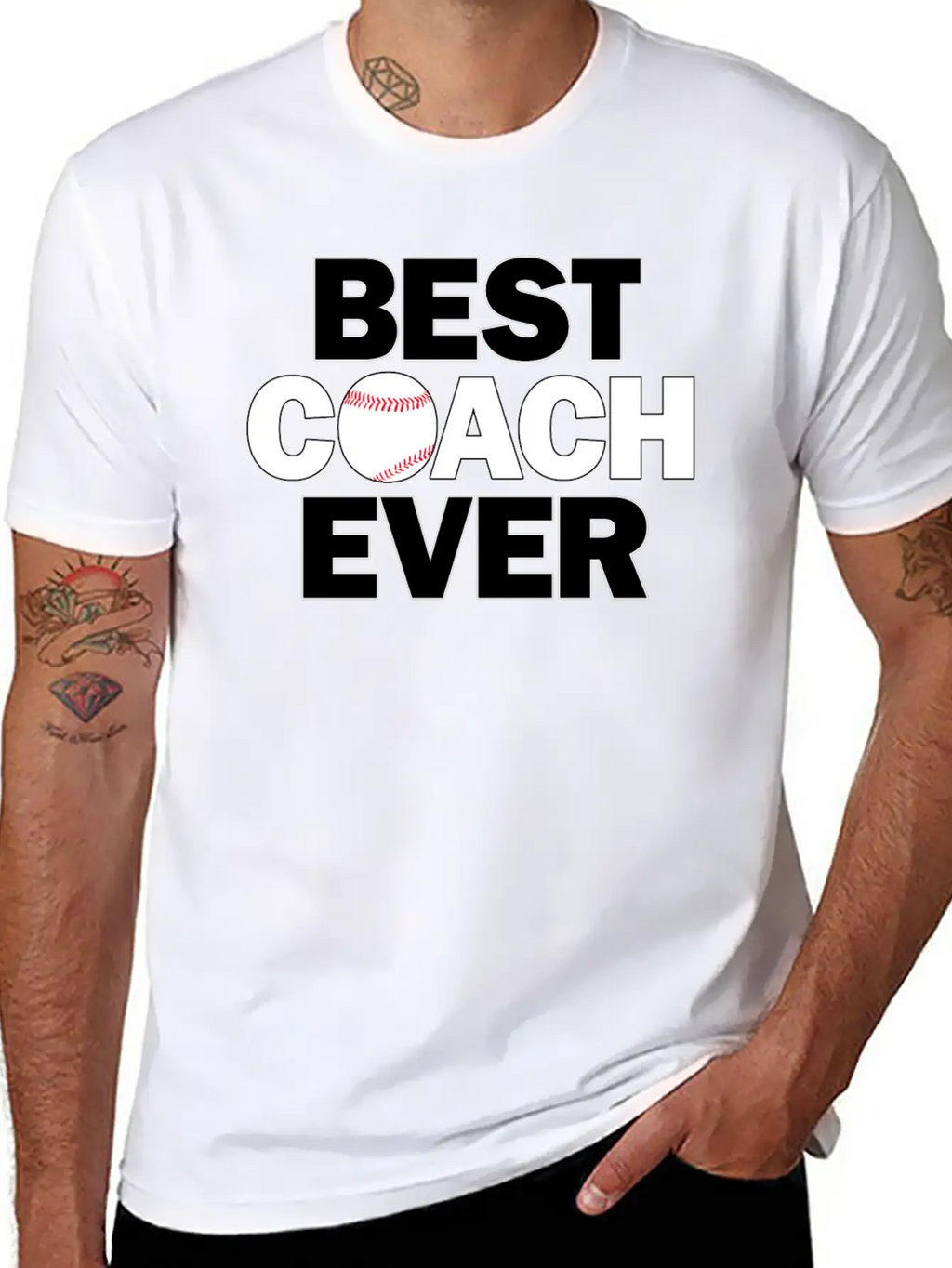 Baseball Coaches BEST COACH EVER Essential Cotton Tee For Daily Outfits – Unisex Style