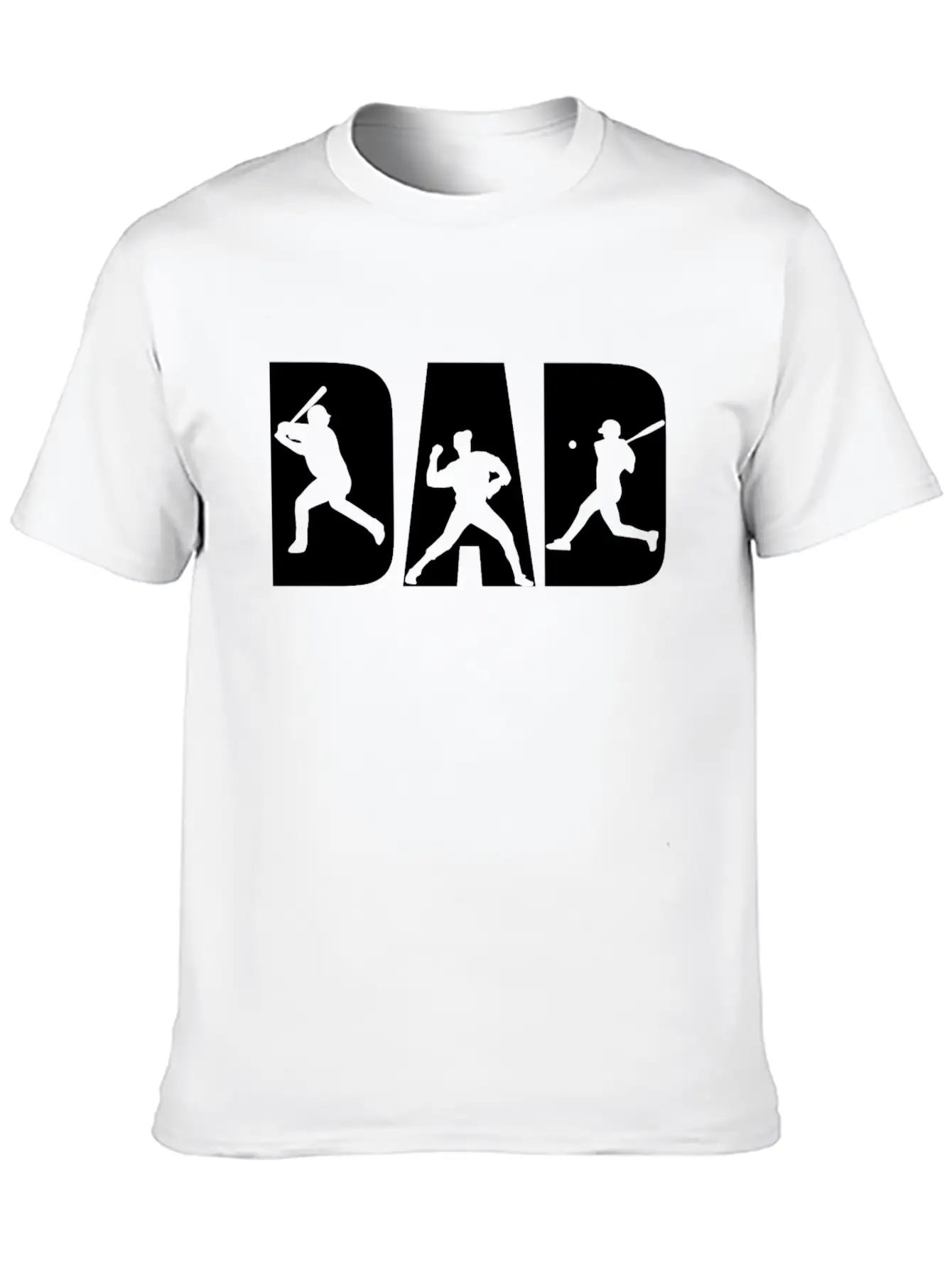 Baseball Dad And Son Matching Unisex Short Sleeve Soft Cotton T-Shirt – Casual Everyday Wear
