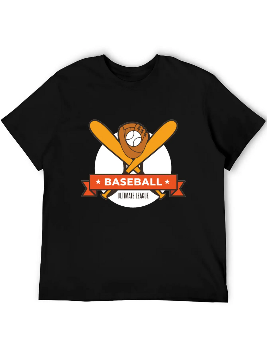 Baseball Ultimate League Breathable Soft Cotton T-Shirt – Timeless Casual Look
