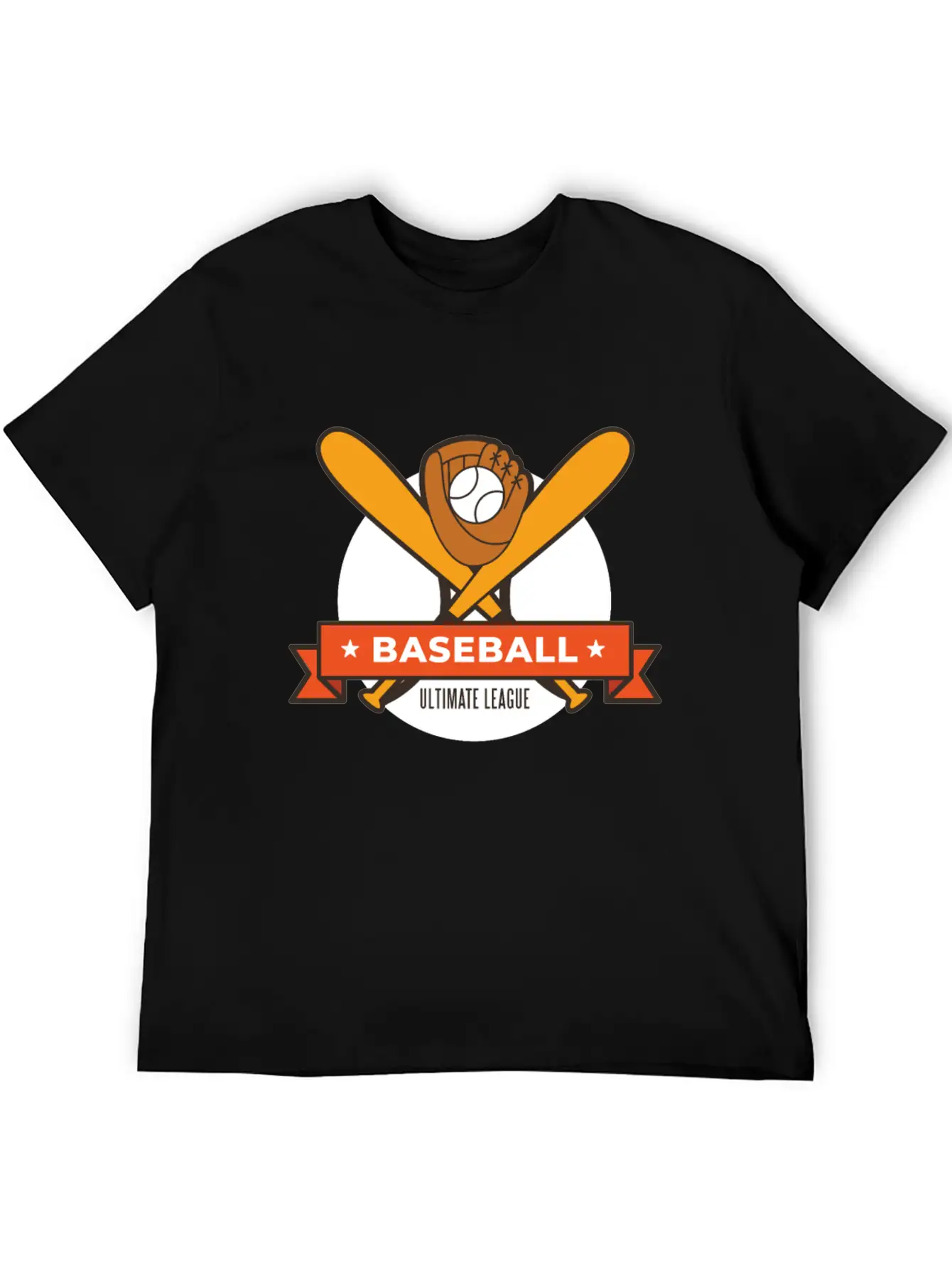 Baseball Ultimate League Breathable Soft Cotton T-Shirt – Timeless Casual Look