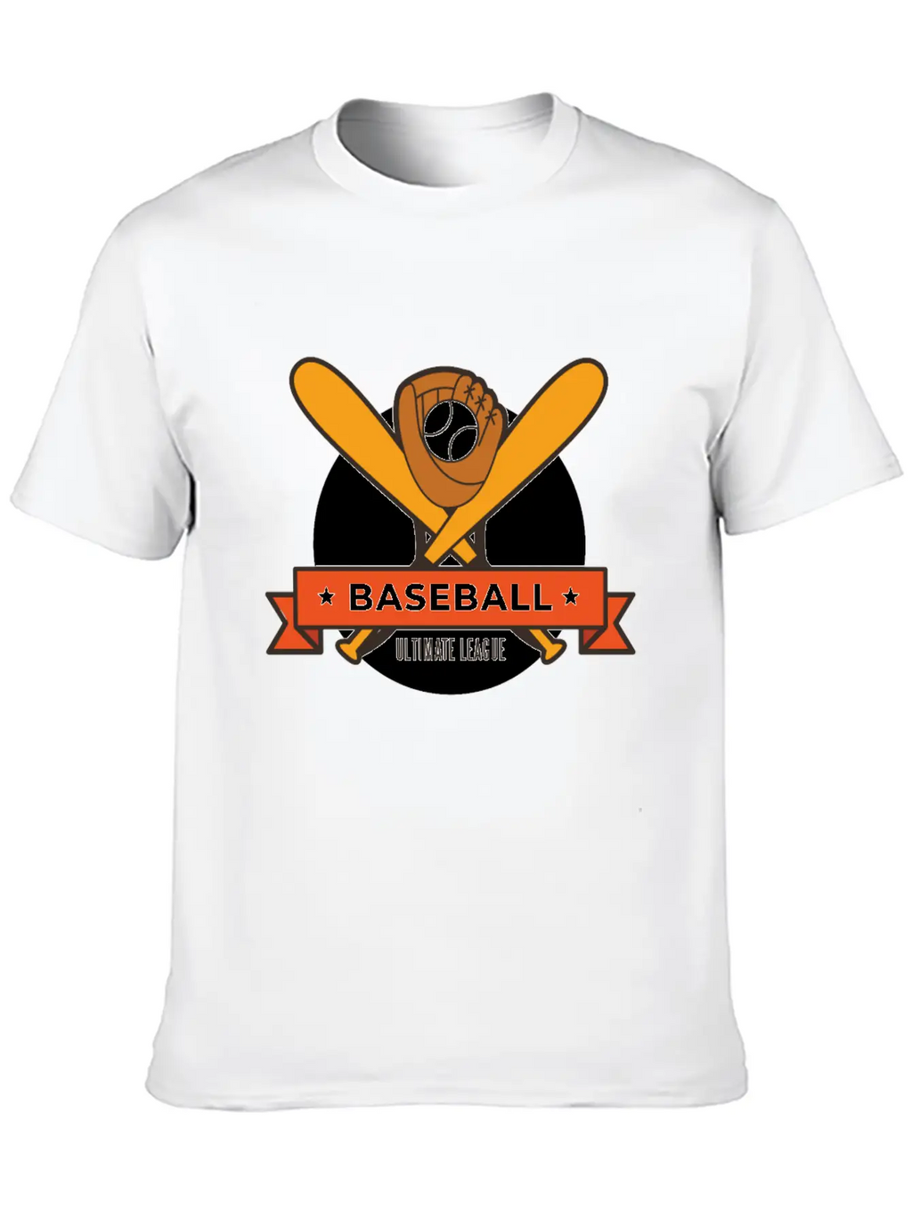 Baseball Ultimate League Breathable Soft Cotton T-Shirt – Timeless Casual Look