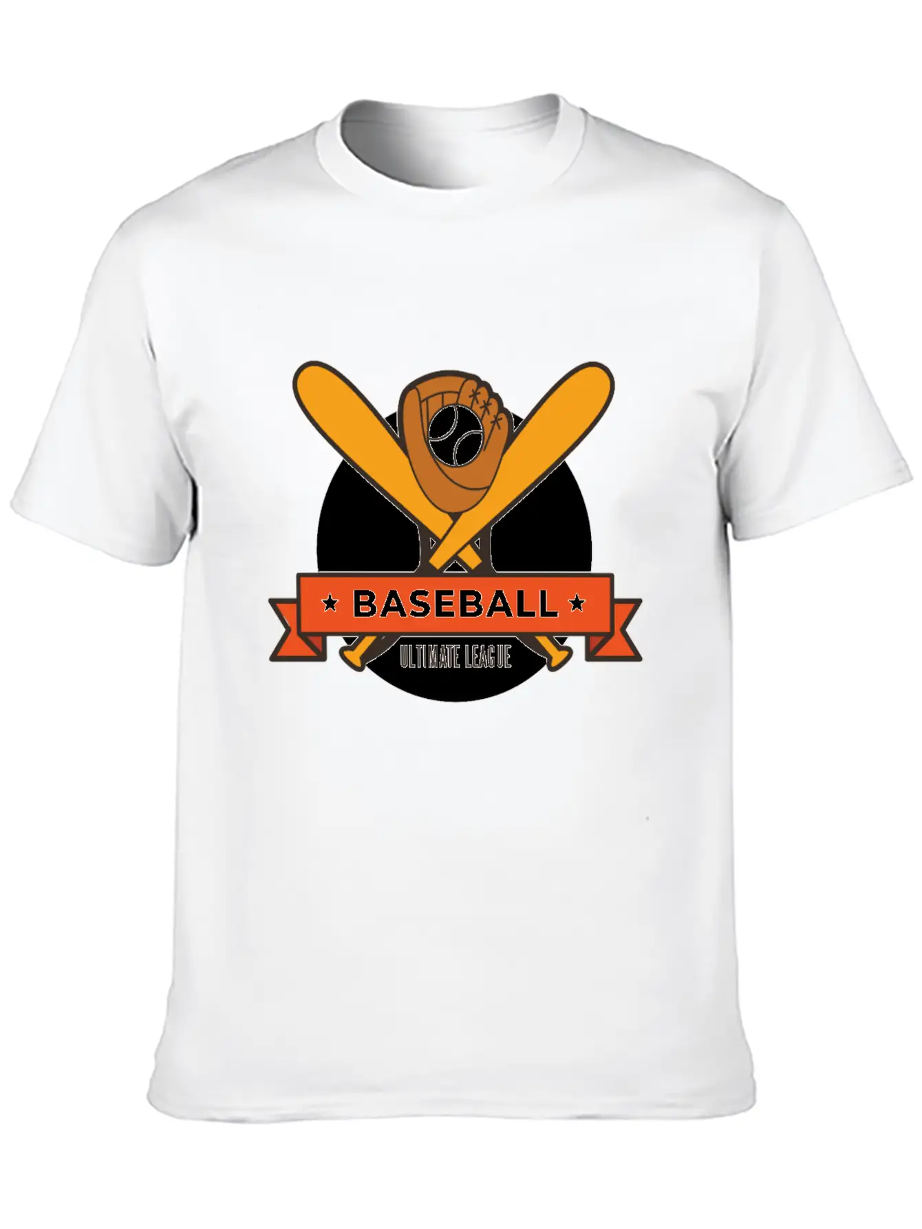 Baseball Ultimate League Breathable Soft Cotton T-Shirt – Timeless Casual Look