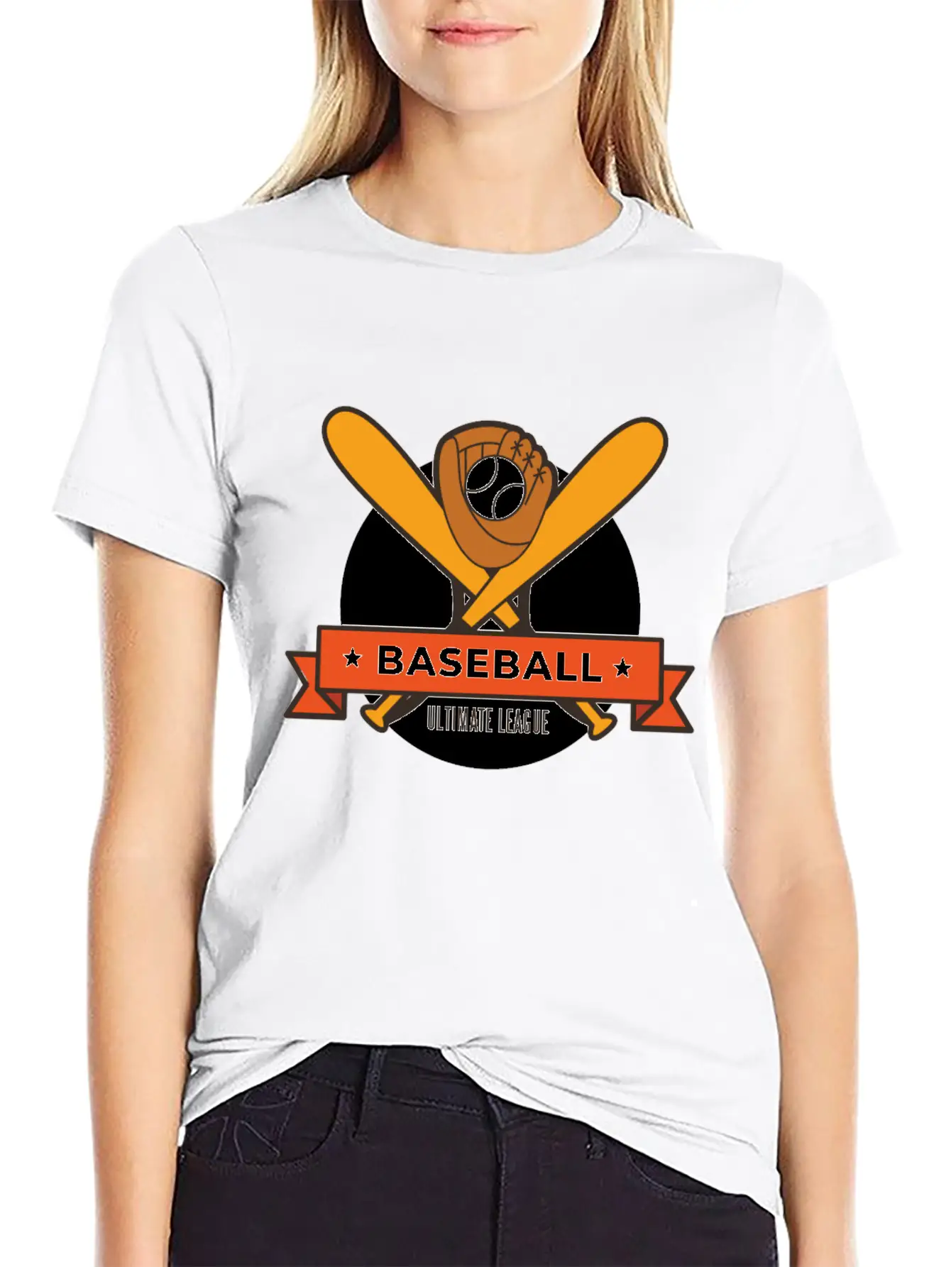 Baseball Ultimate League Breathable Soft Cotton T-Shirt – Timeless Casual Look