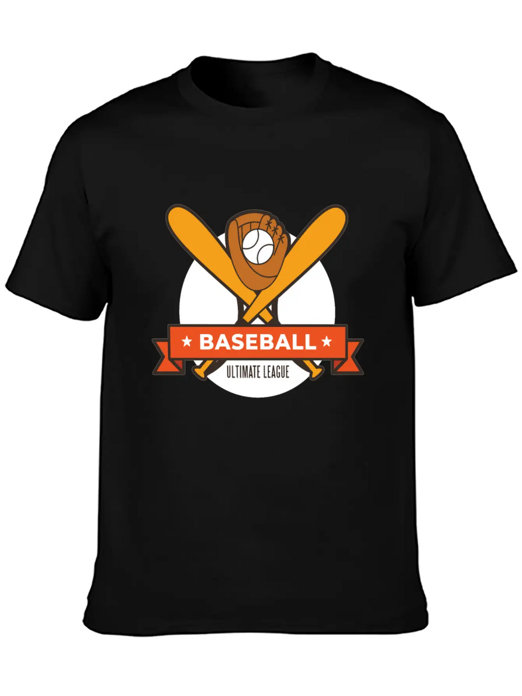 Baseball Ultimate League Breathable Soft Cotton T-Shirt – Timeless Casual Look
