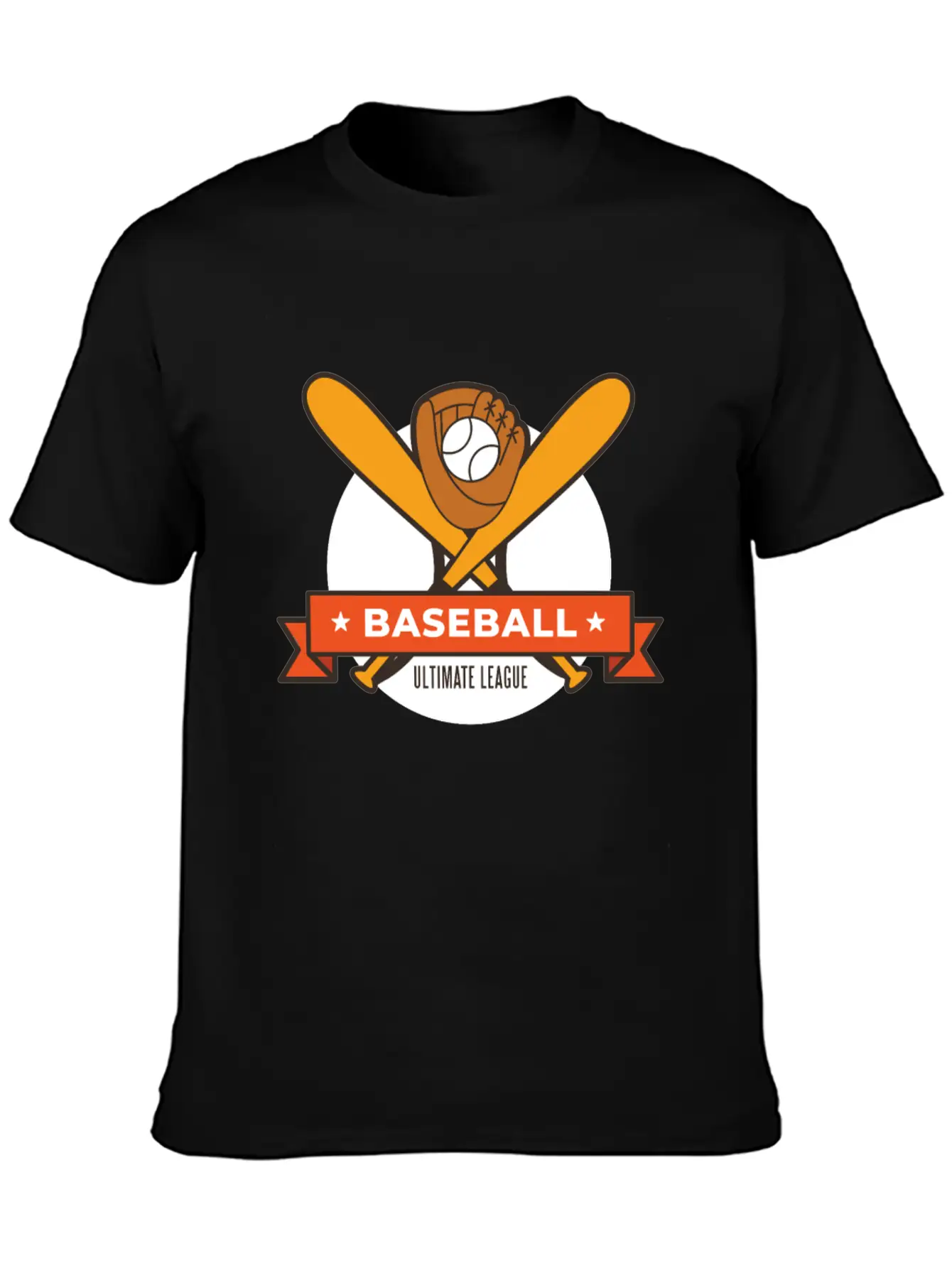 Baseball Ultimate League Breathable Soft Cotton T-Shirt – Timeless Casual Look
