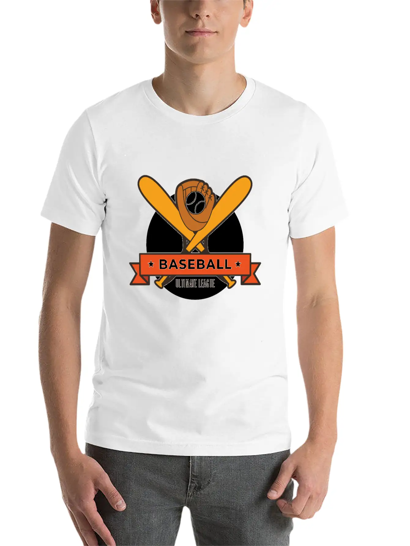 Baseball Ultimate League Breathable Soft Cotton T-Shirt – Timeless Casual Look