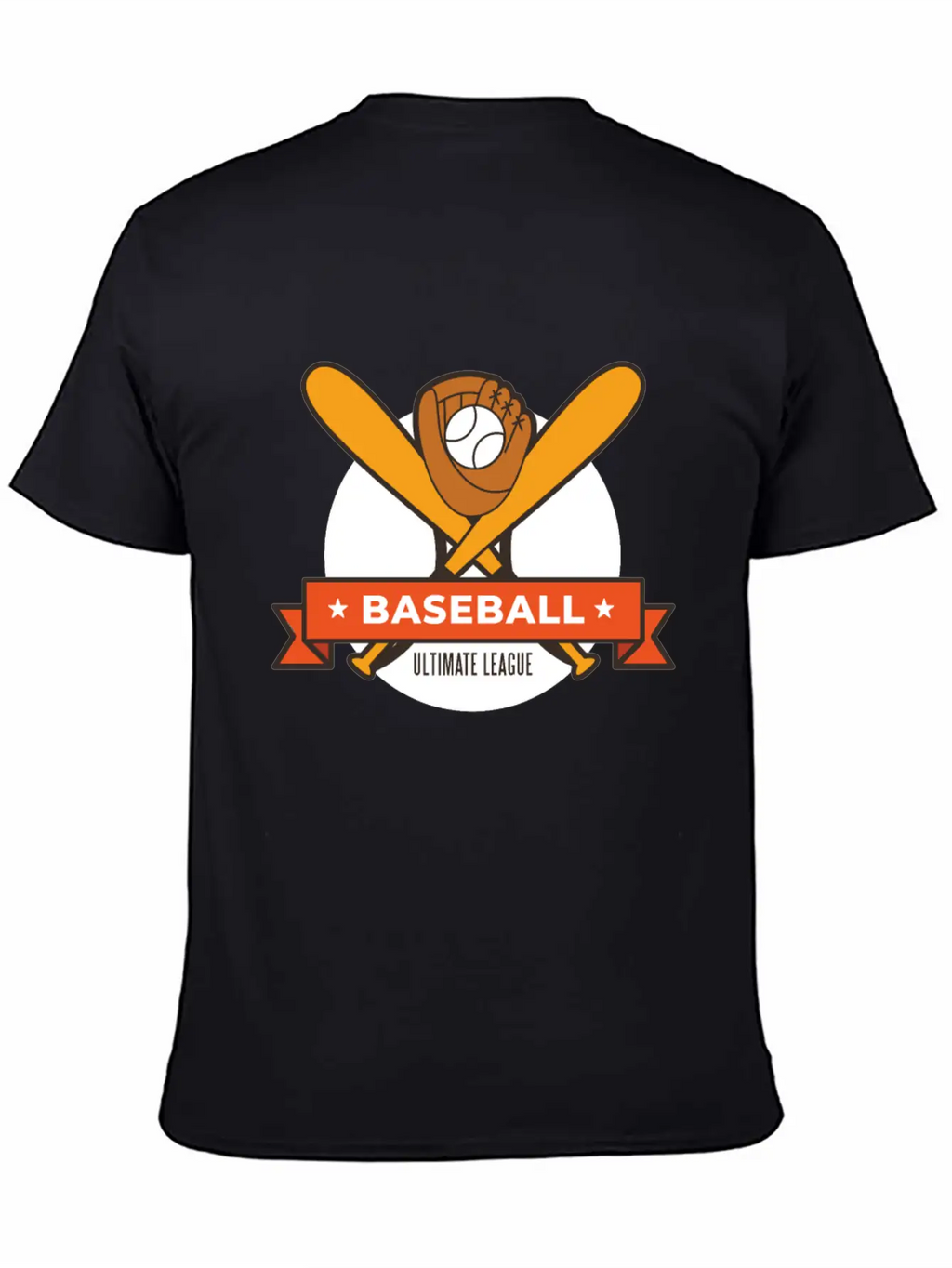 Baseball Ultimate League Breathable Soft Cotton T-Shirt – Timeless Casual Look