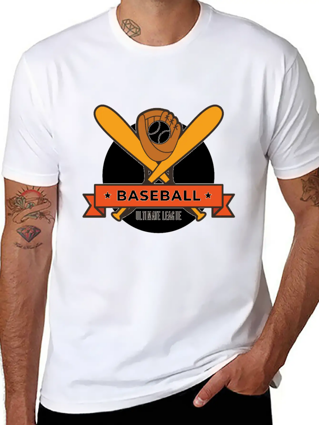 Baseball Ultimate League Breathable Soft Cotton T-Shirt – Timeless Casual Look