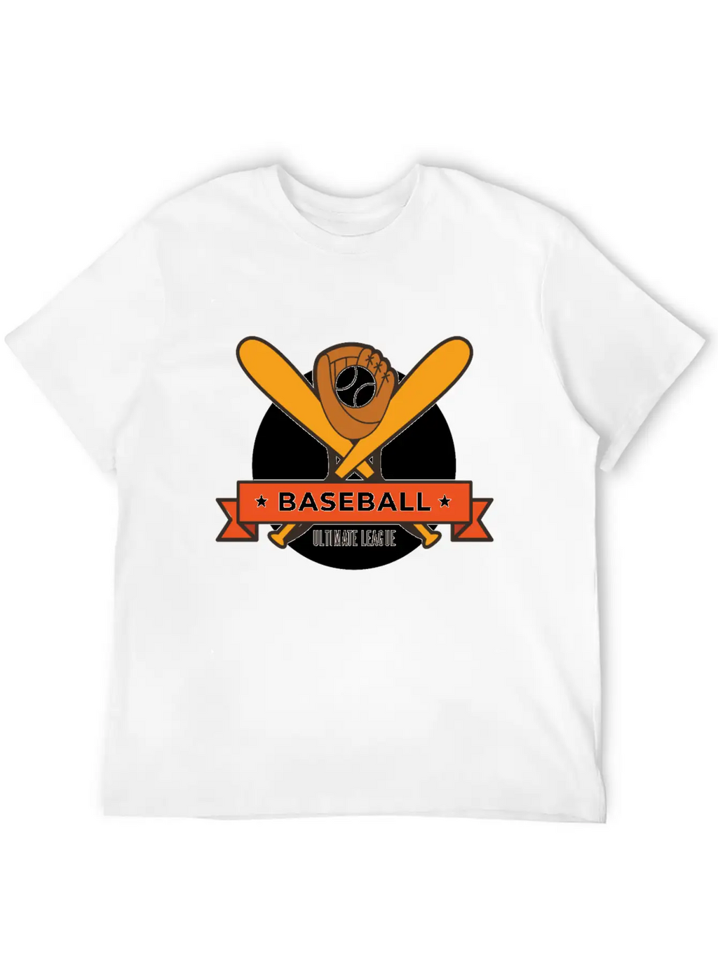 Baseball Ultimate League Breathable Soft Cotton T-Shirt – Timeless Casual Look