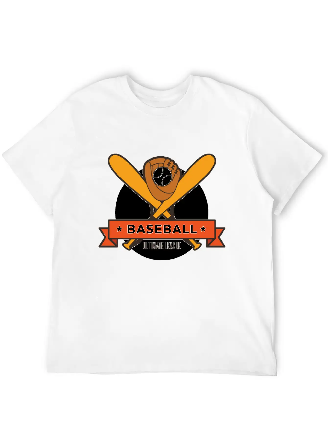 Baseball Ultimate League Breathable Soft Cotton T-Shirt – Timeless Casual Look