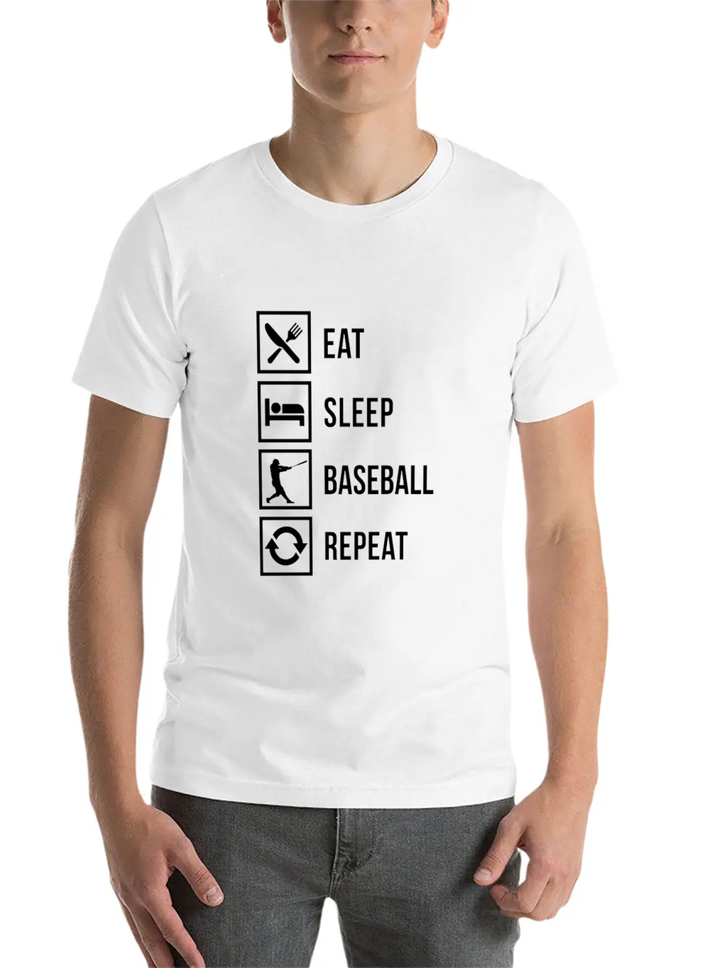 Baseball Unisex Casual T-Shirt – Clean Design For Daily Comfort