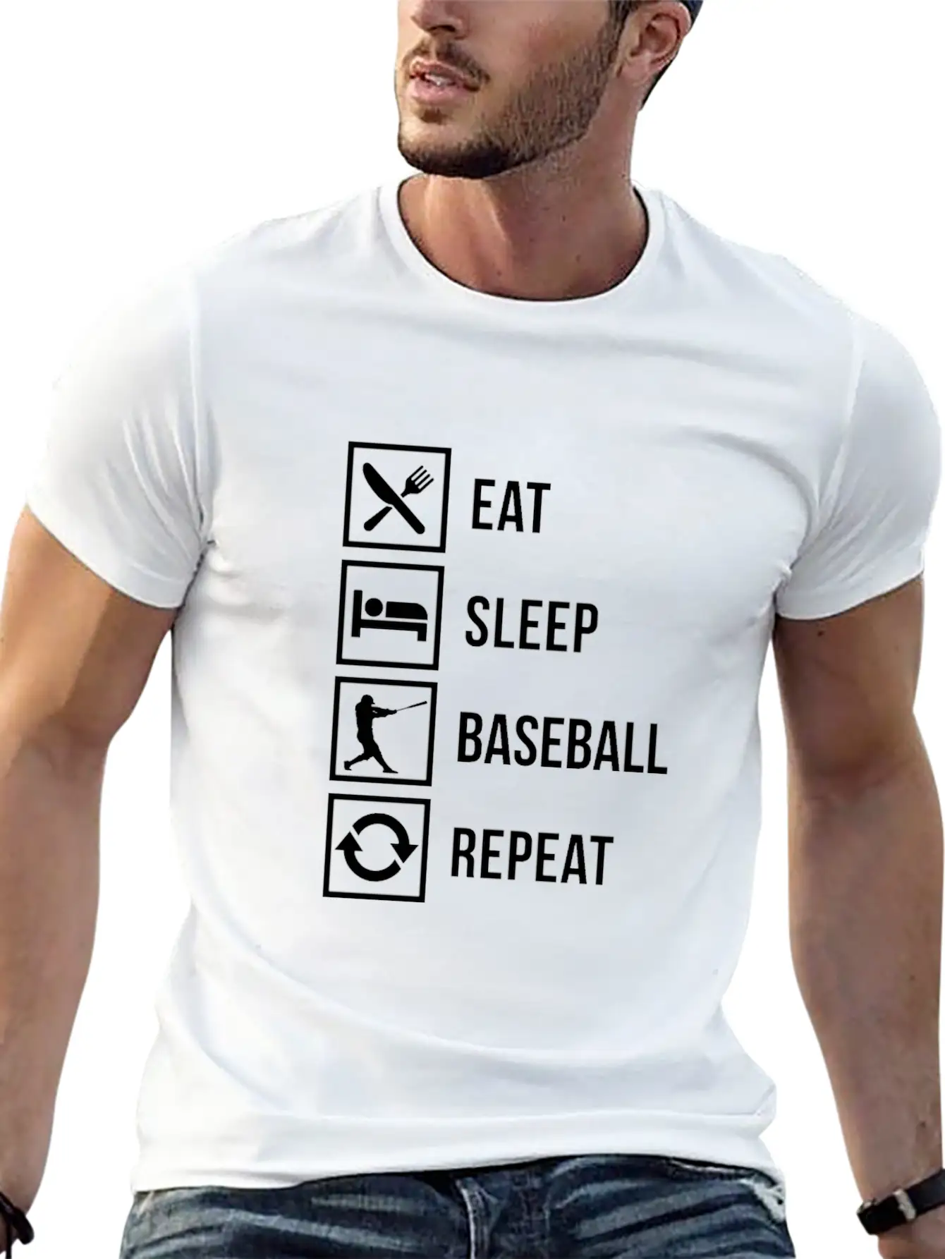 Baseball Unisex Casual T-Shirt – Clean Design For Daily Comfort