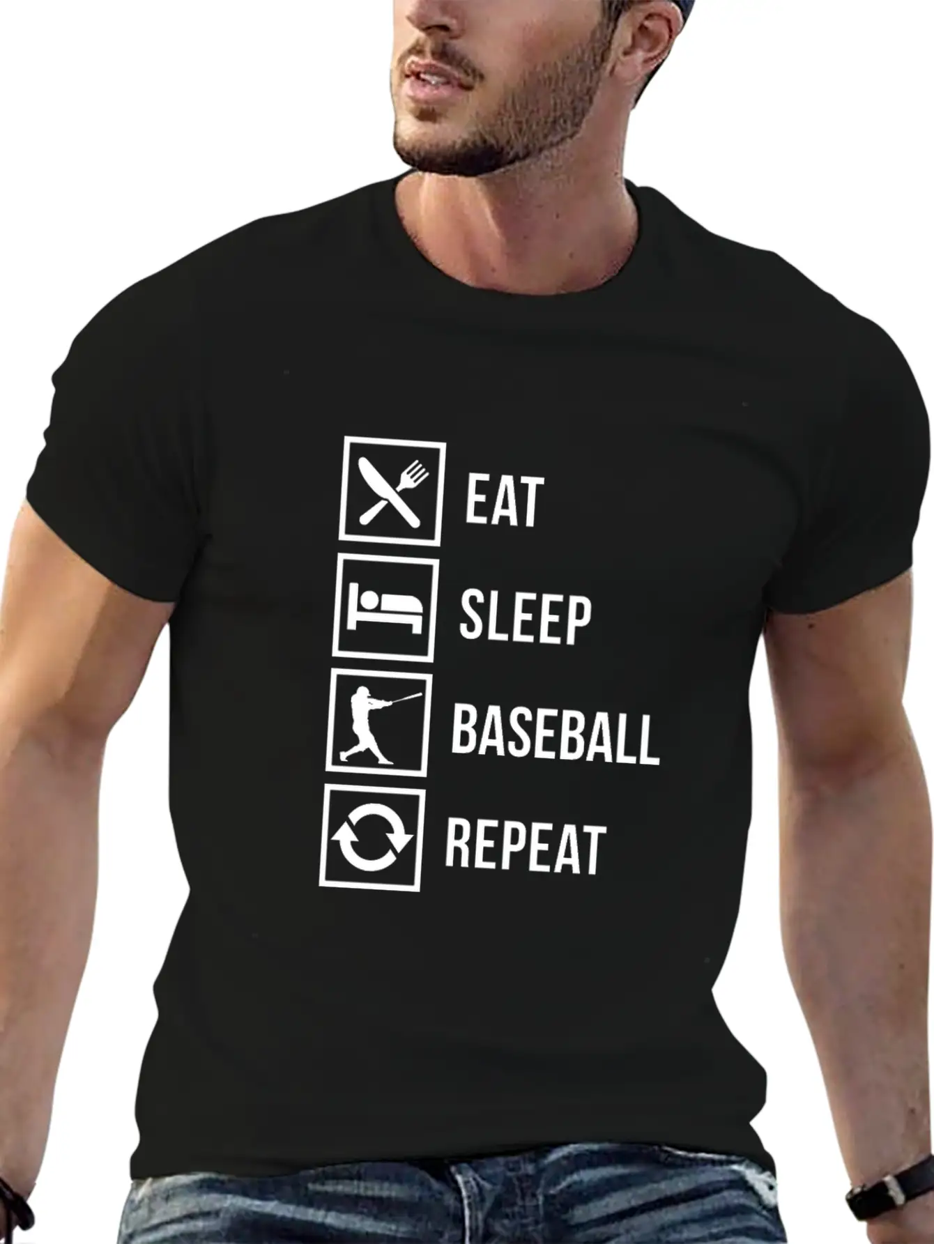 Baseball Unisex Casual T-Shirt – Clean Design For Daily Comfort