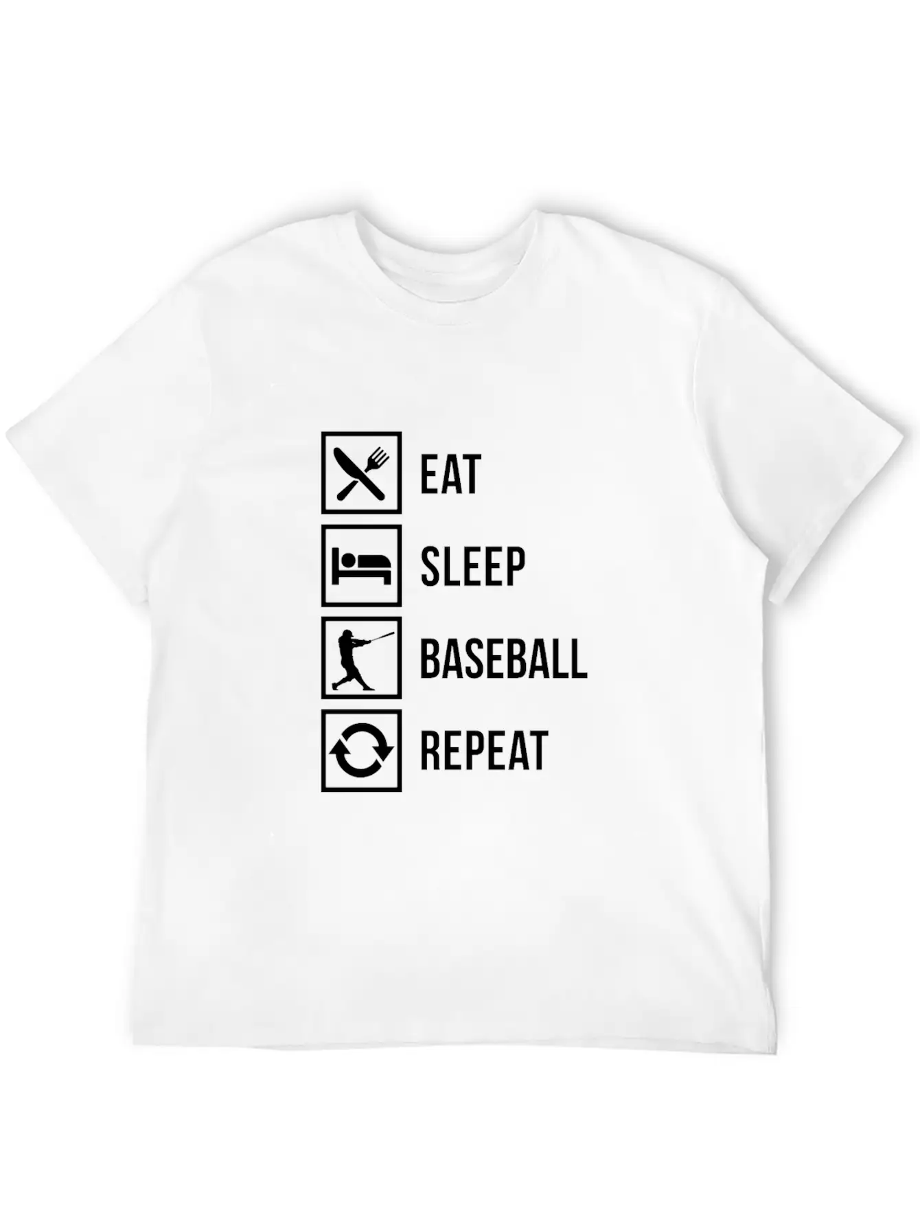 Baseball Unisex Casual T-Shirt – Clean Design For Daily Comfort