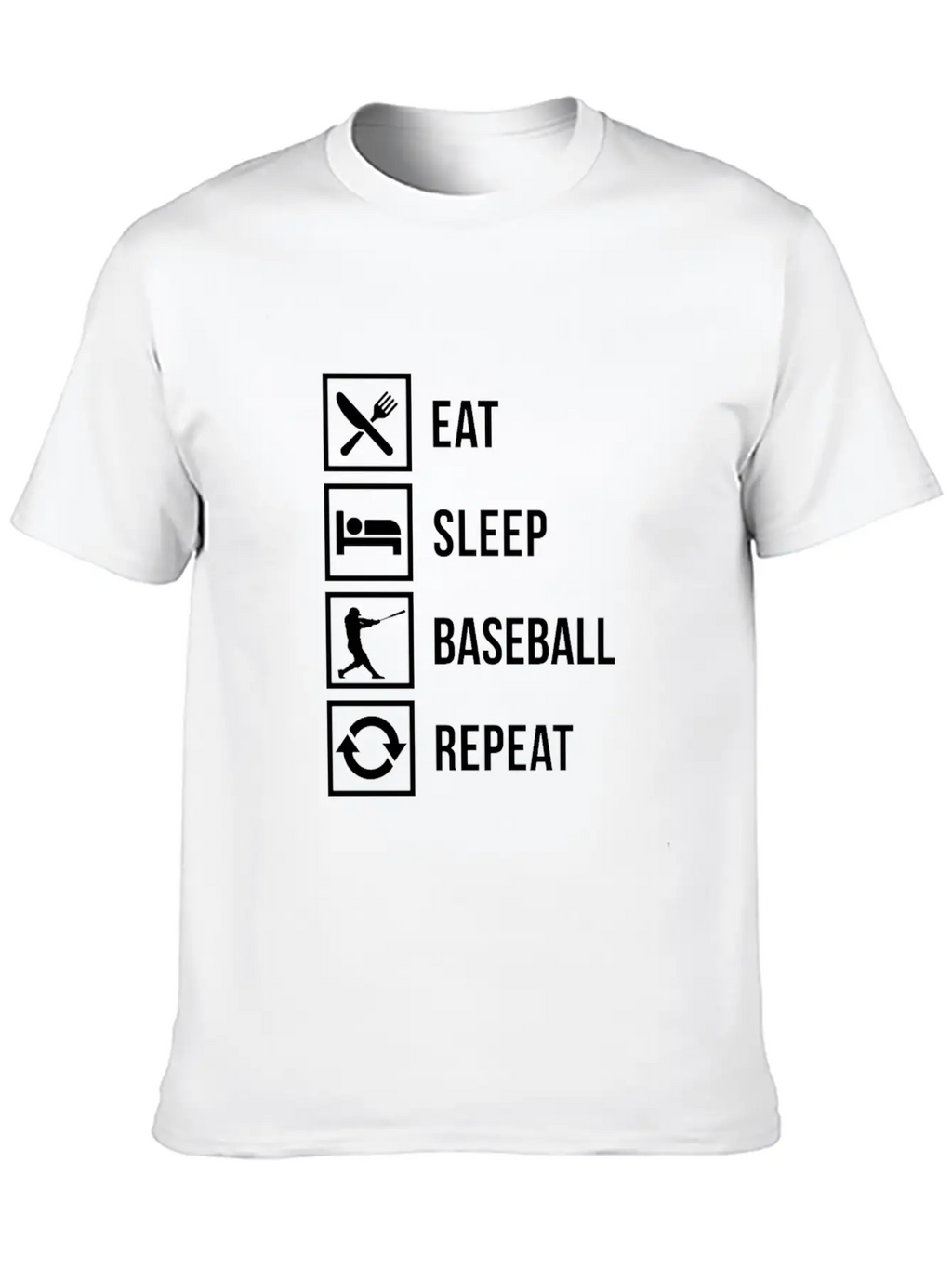 Baseball Unisex Casual T-Shirt – Clean Design For Daily Comfort