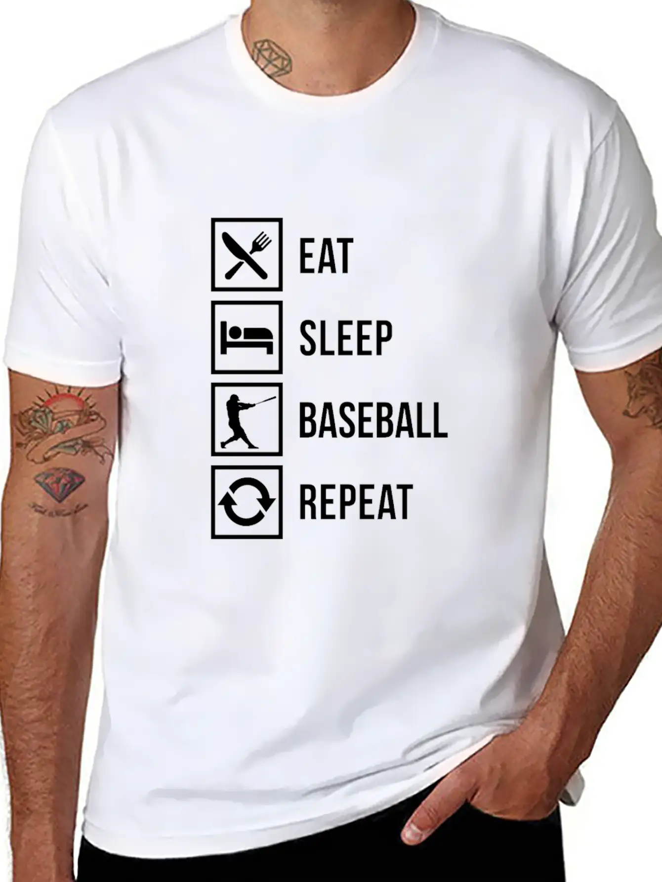 Baseball Unisex Casual T-Shirt – Clean Design For Daily Comfort