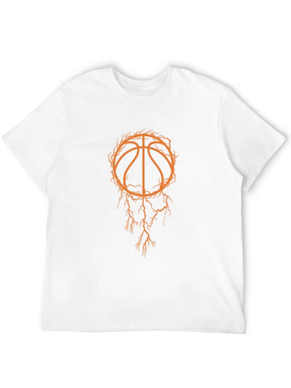 Basketball Baller Thunder Unisex Casual T-Shirt – Clean Design For Daily Comfort