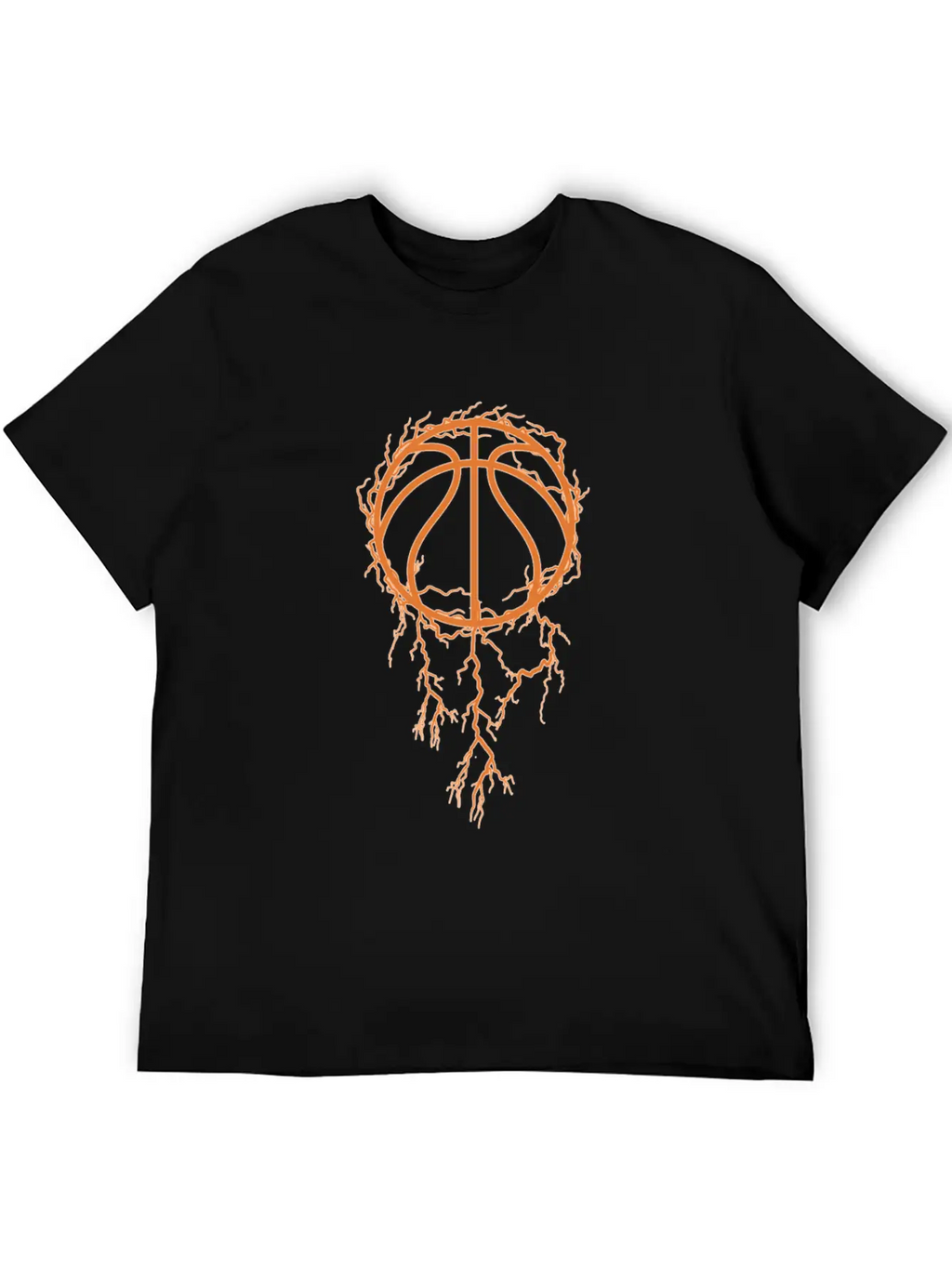 Basketball Baller Thunder Unisex Casual T-Shirt – Clean Design For Daily Comfort