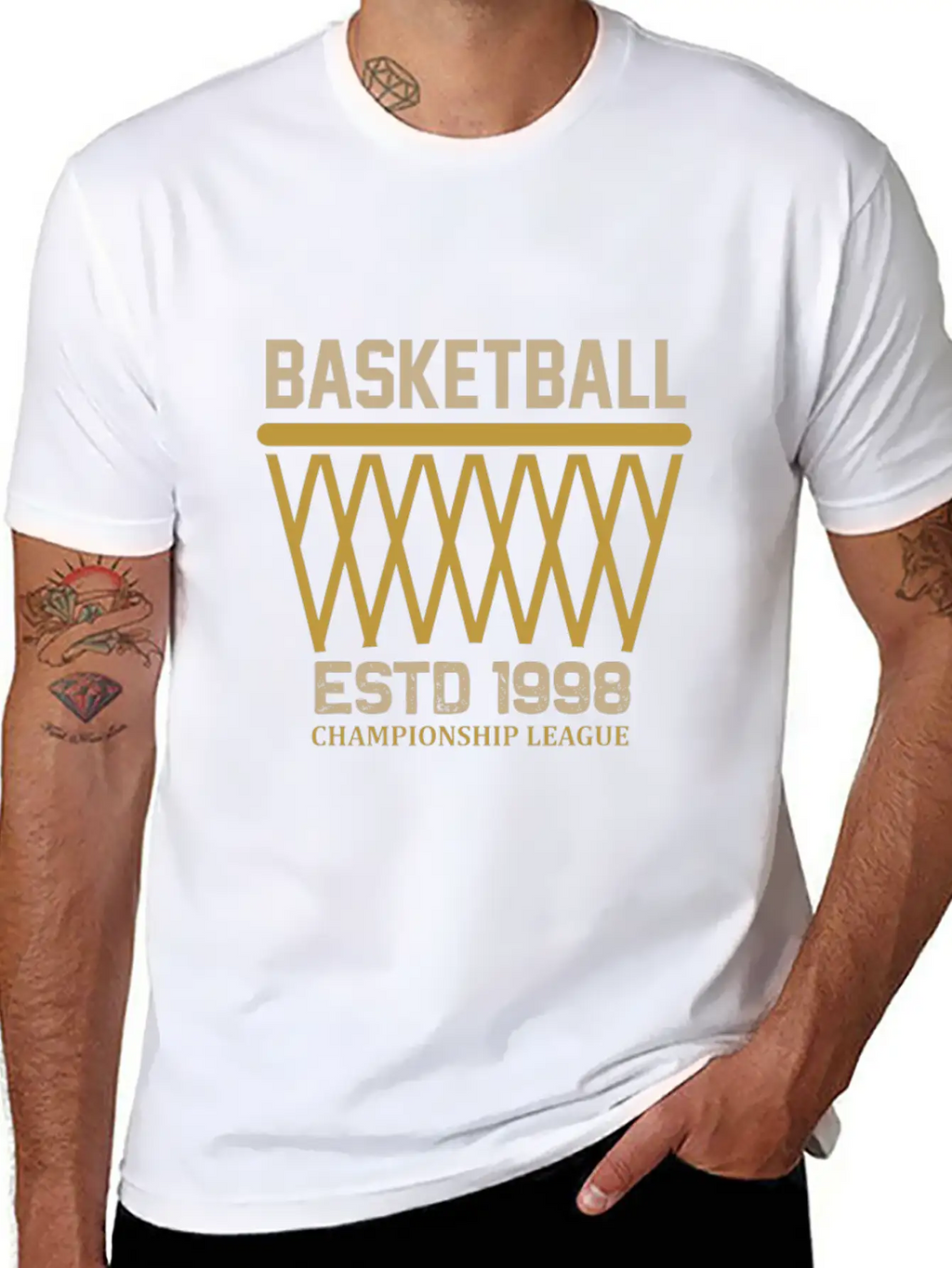 Basketball Championship League Unisex Casual T-Shirt – Clean Design For Daily Comfort