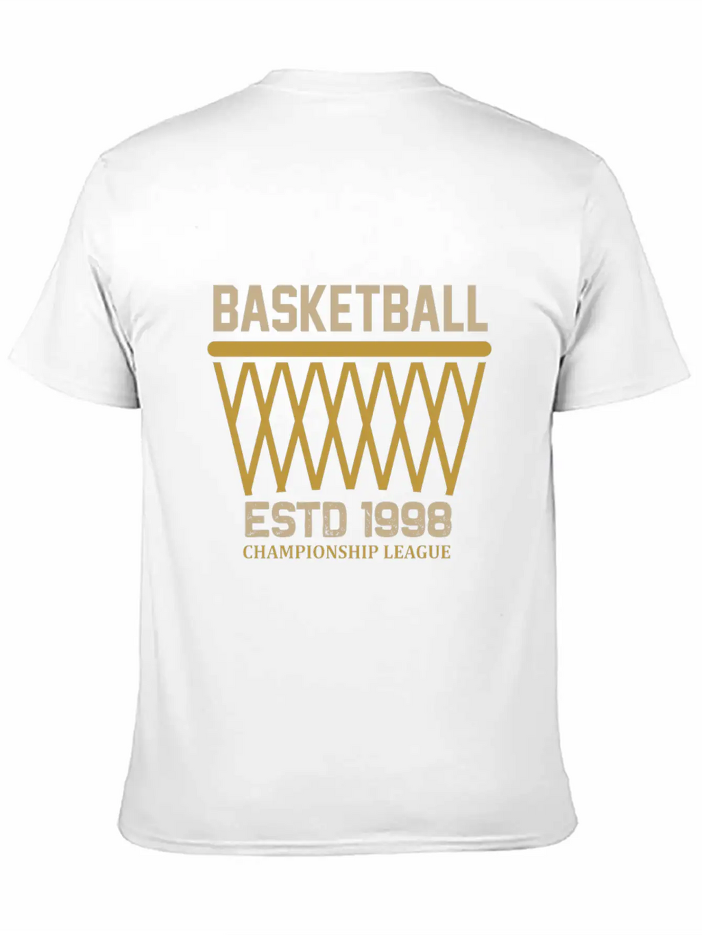 Basketball Championship League Unisex Casual T-Shirt – Clean Design For Daily Comfort
