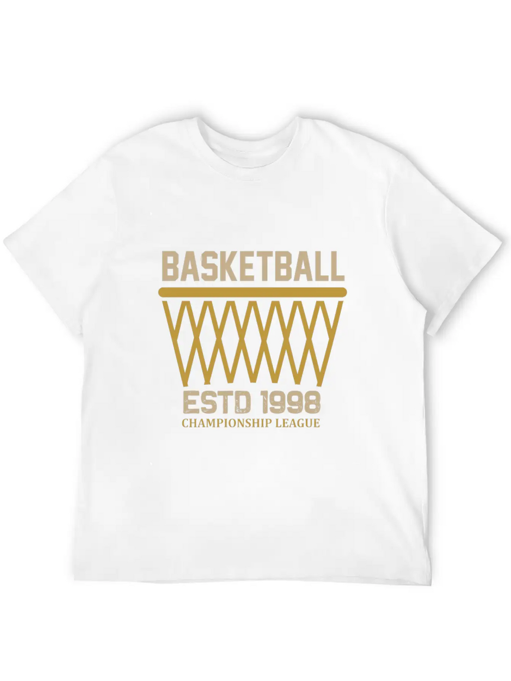Basketball Championship League Unisex Casual T-Shirt – Clean Design For Daily Comfort