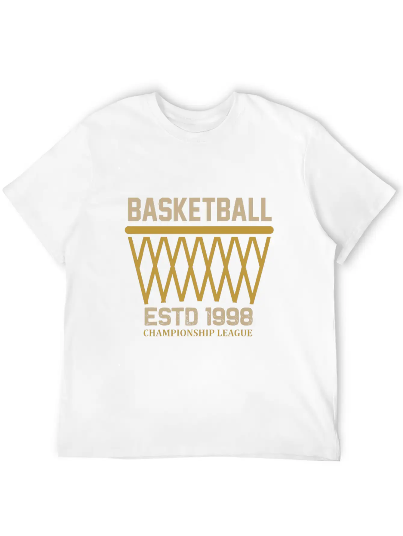 Basketball Championship League Unisex Casual T-Shirt – Clean Design For Daily Comfort