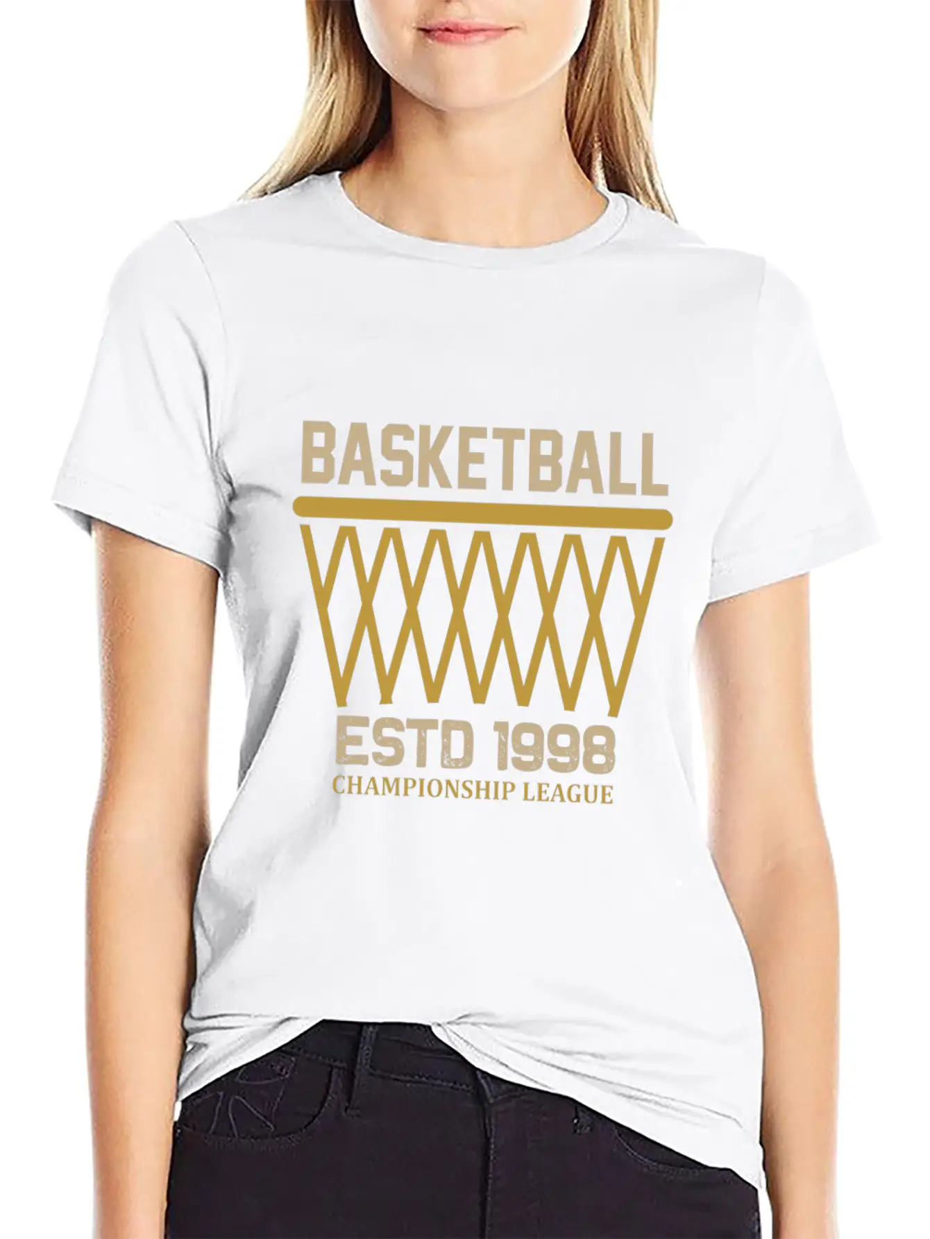 Basketball Championship League Unisex Casual T-Shirt – Clean Design For Daily Comfort