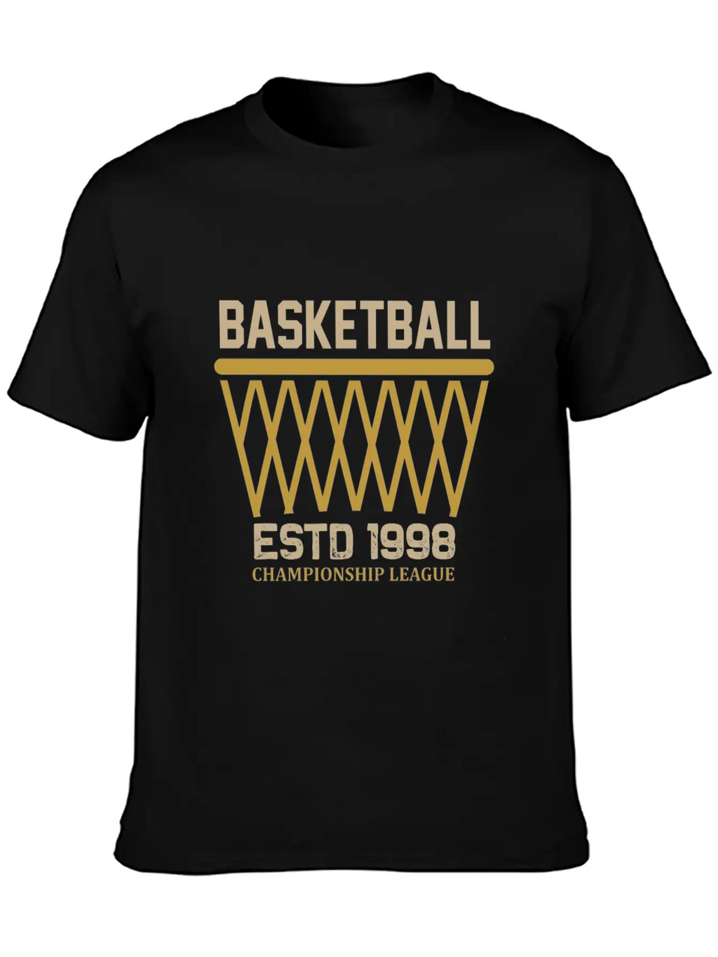 Basketball Championship League Unisex Casual T-Shirt – Clean Design For Daily Comfort