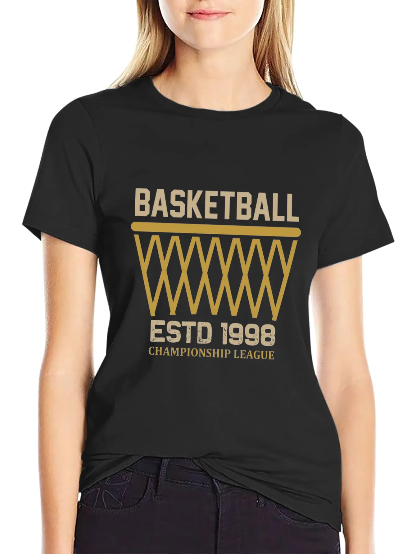 Basketball Championship League Unisex Casual T-Shirt – Clean Design For Daily Comfort