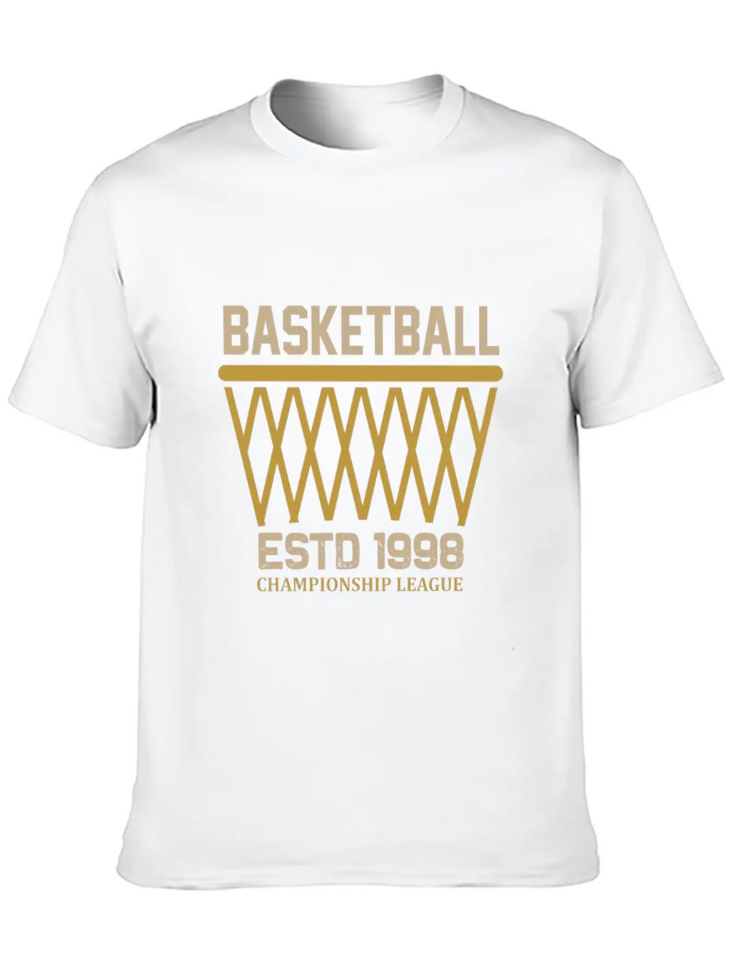 Basketball Championship League Unisex Casual T-Shirt – Clean Design For Daily Comfort