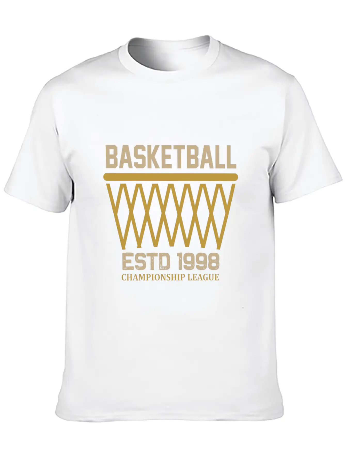 Basketball Championship League Unisex Casual T-Shirt – Clean Design For Daily Comfort