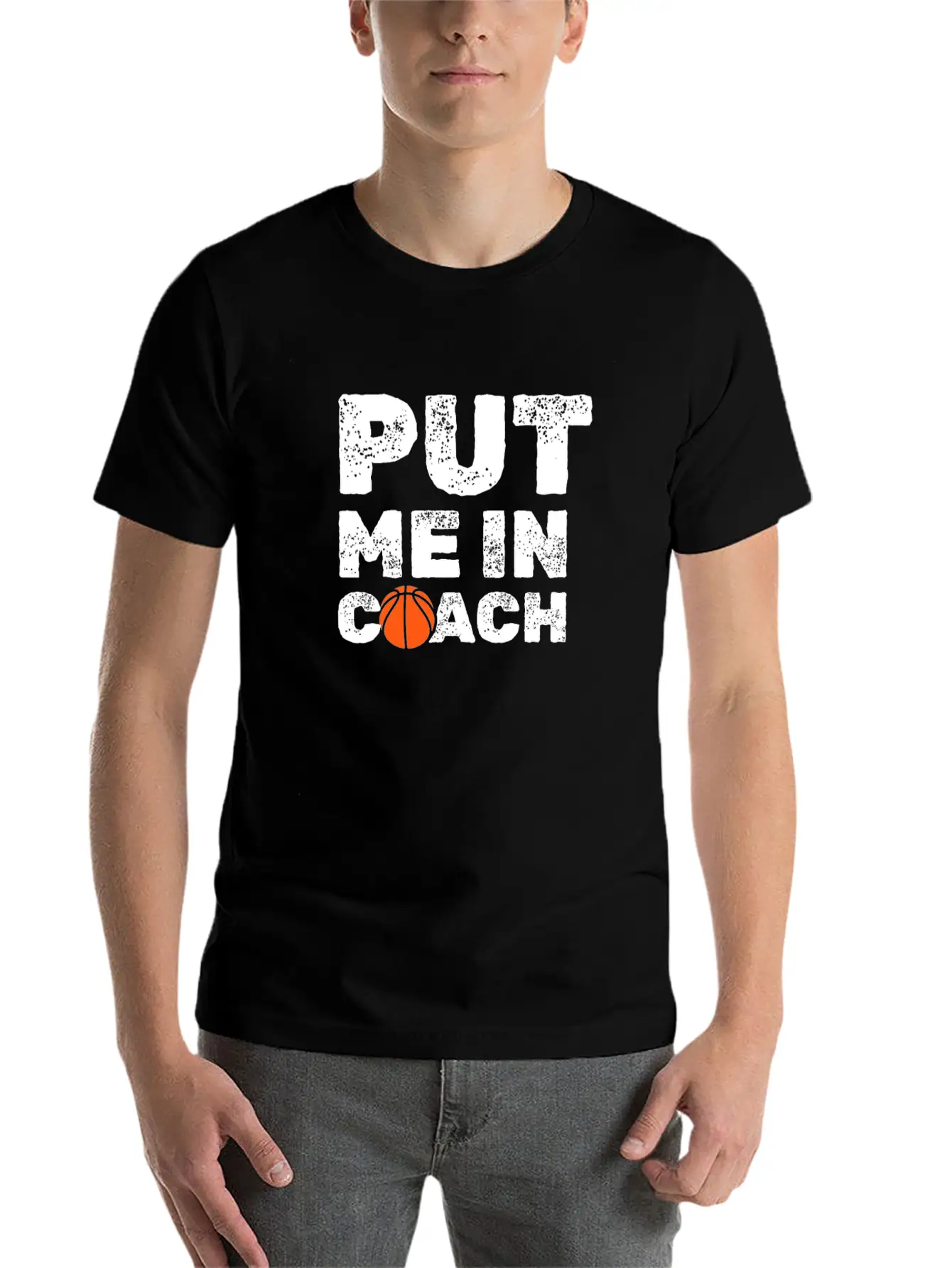 Basketball Coach Unisex Short Sleeve Soft Cotton T-Shirt – Casual Everyday Wear