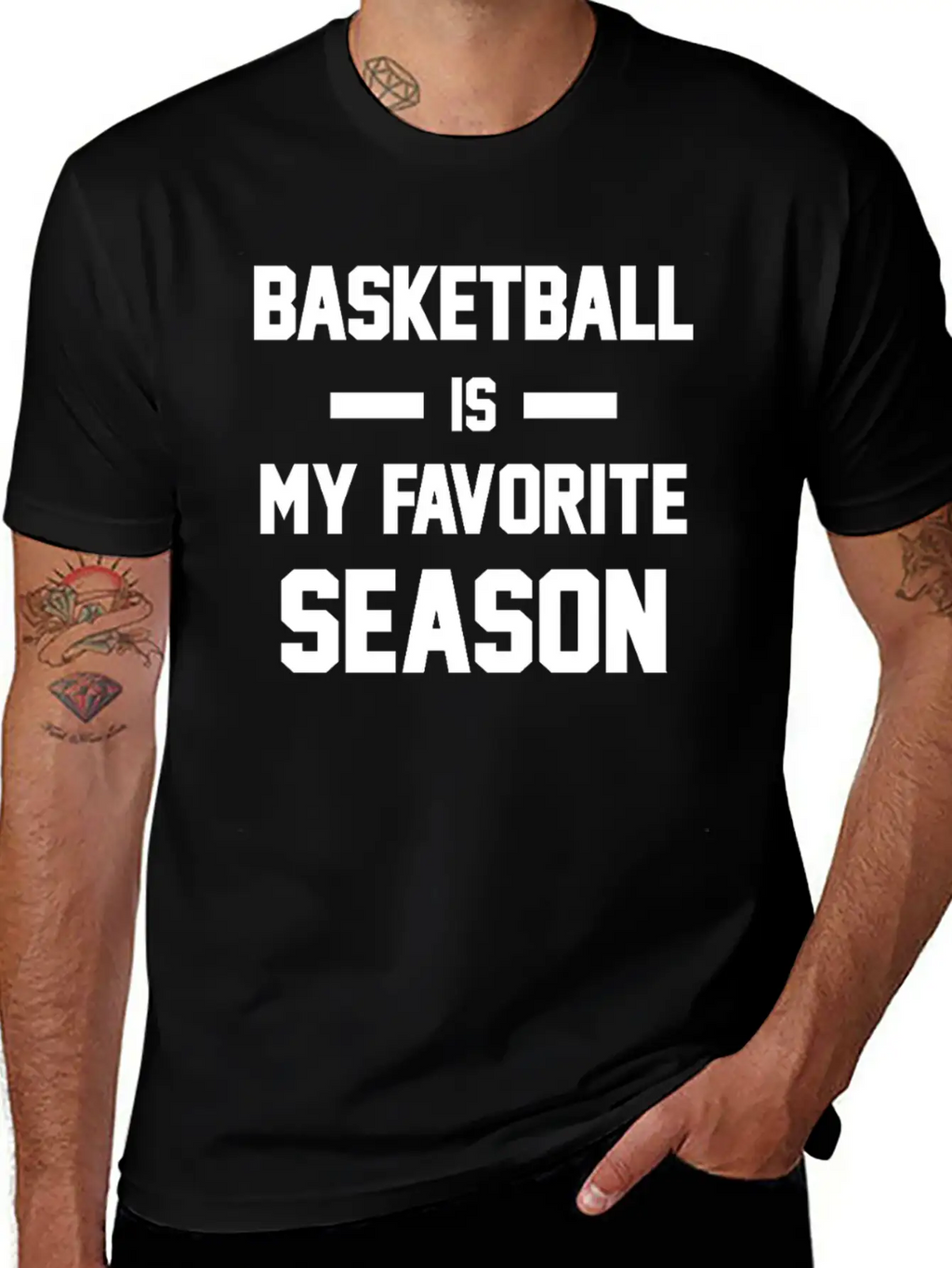 Basketball Is My Favorite Season Unisex Casual T-Shirt – Clean Design For Daily Comfort