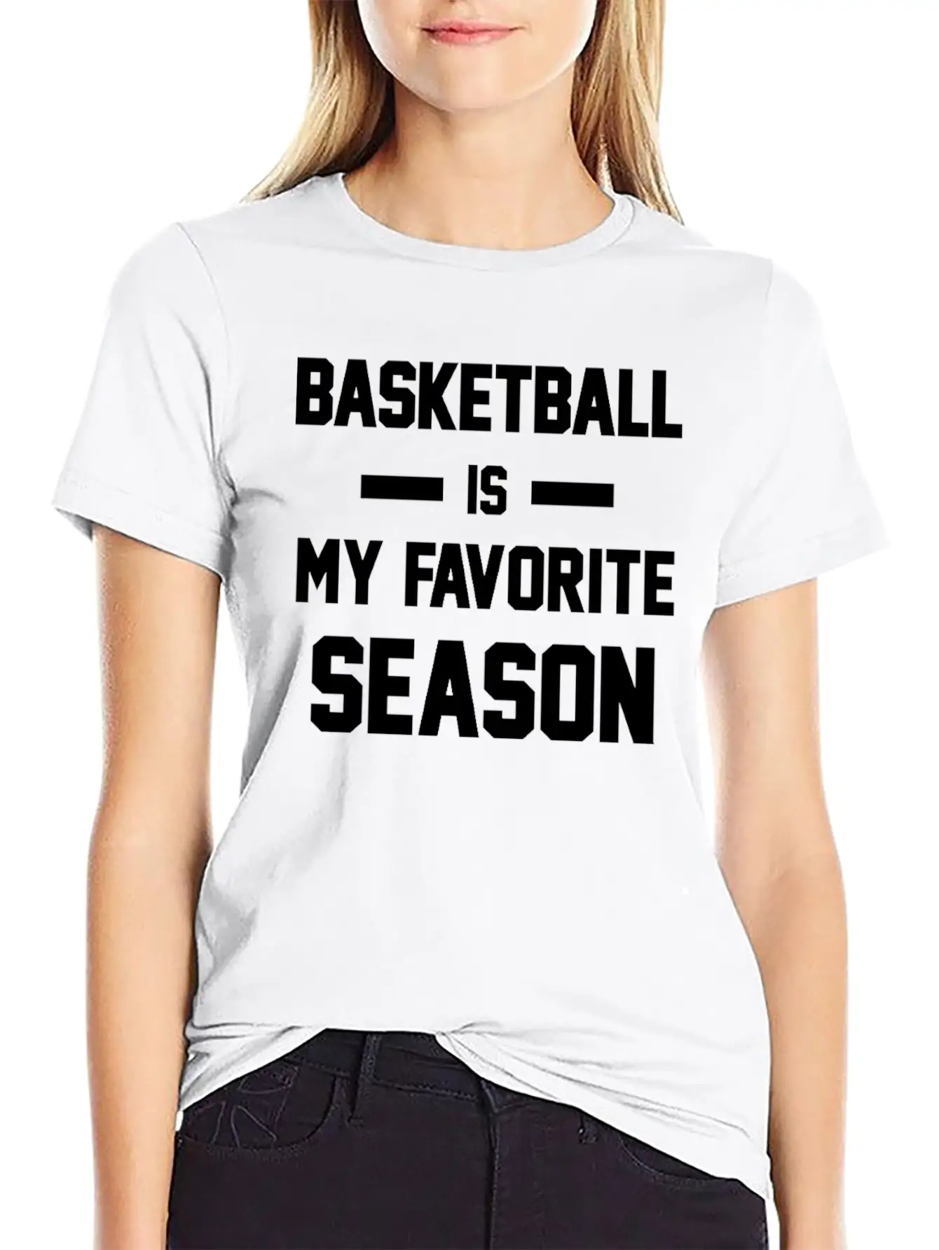 Basketball Is My Favorite Season Unisex Casual T-Shirt – Clean Design For Daily Comfort