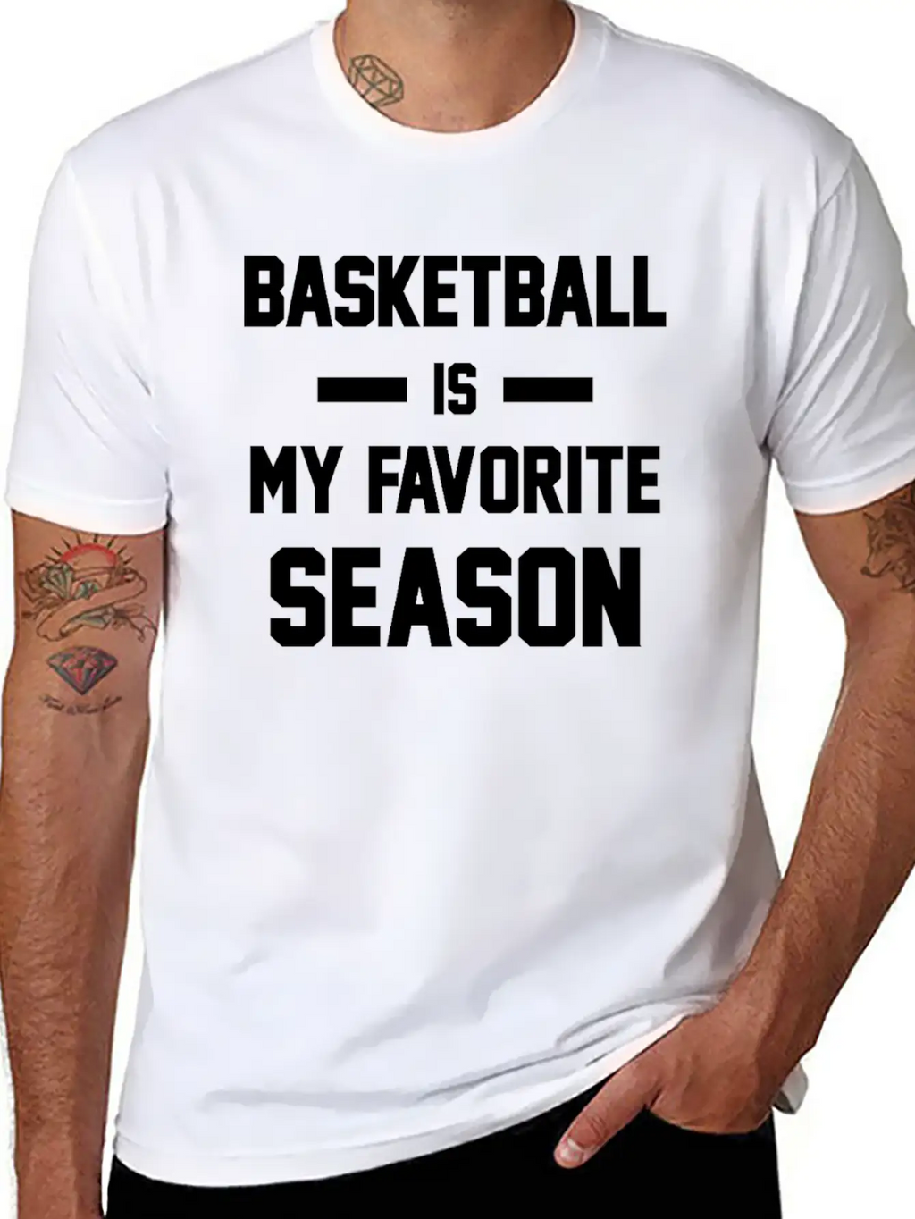 Basketball Is My Favorite Season Unisex Casual T-Shirt – Clean Design For Daily Comfort