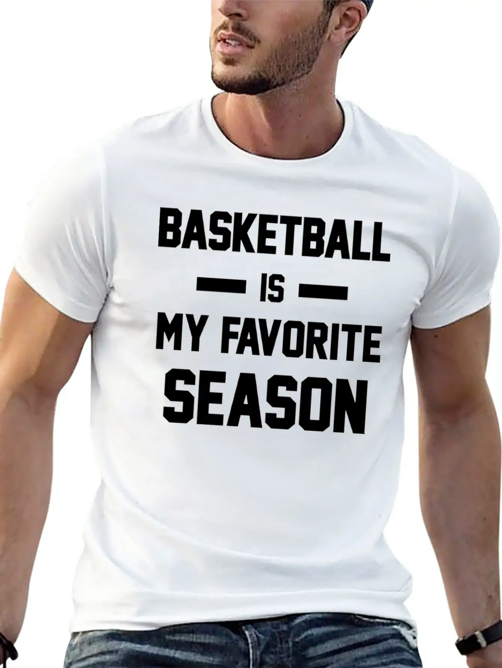 Basketball Is My Favorite Season Unisex Casual T-Shirt – Clean Design For Daily Comfort