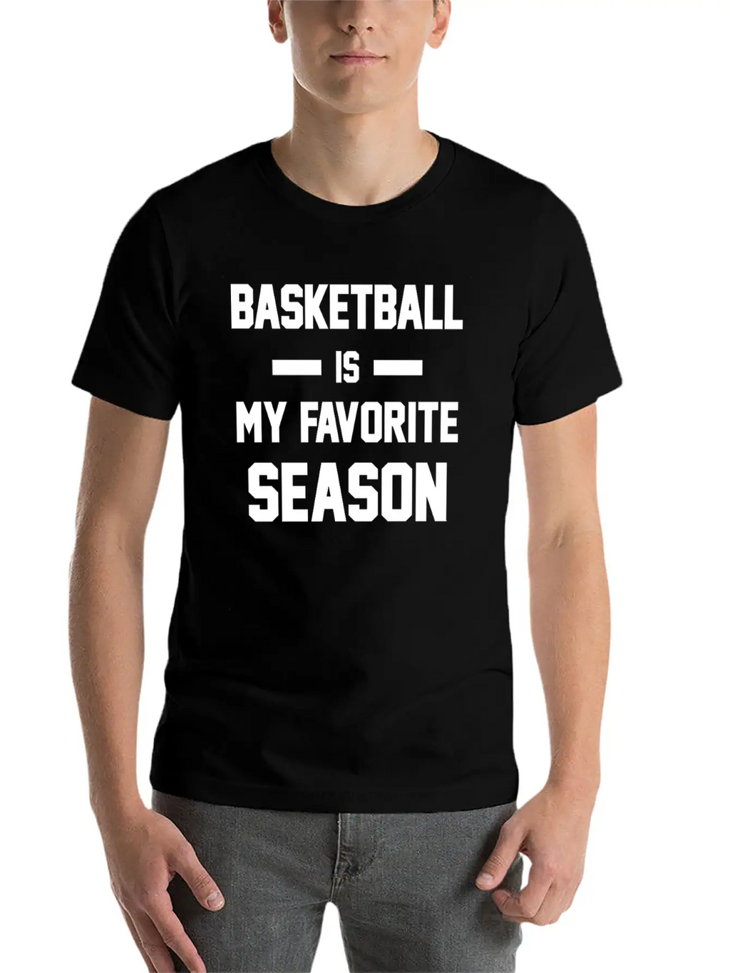 Basketball Is My Favorite Season Unisex Casual T-Shirt – Clean Design For Daily Comfort