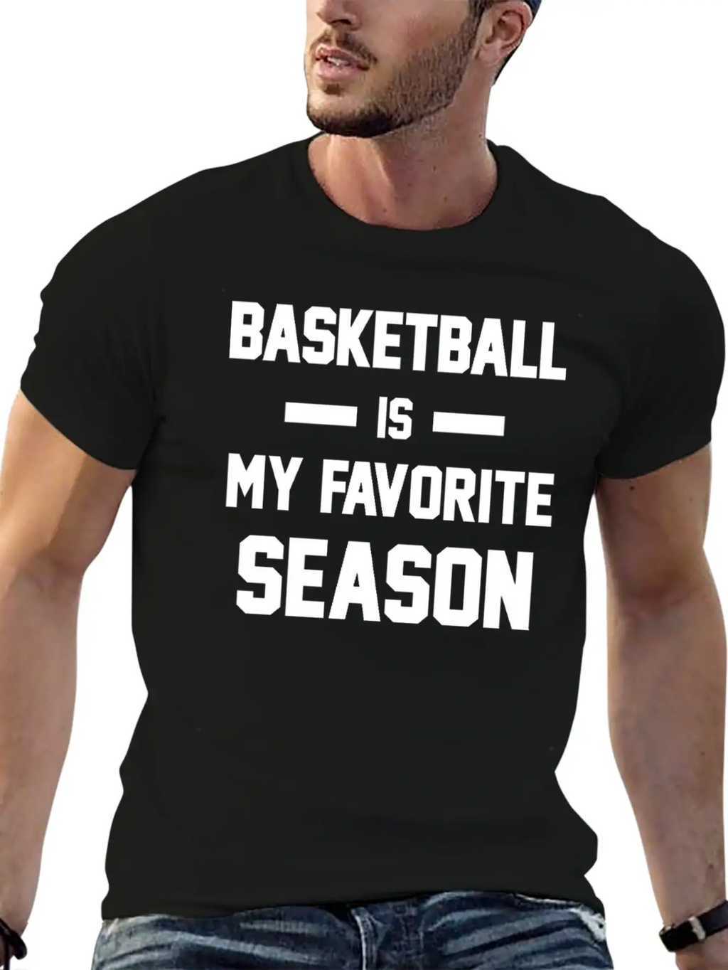 Basketball Is My Favorite Season Unisex Casual T-Shirt – Clean Design For Daily Comfort
